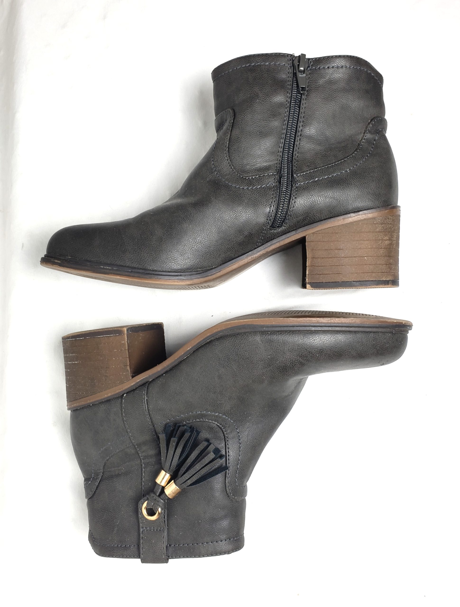 Темно-сині черевики Peacocks розмір 41-42 - весняне взуття на каблуку для офісу та прогулянок 5 Темно-сині черевики Peacocks розмір 41-42 - весняне взуття на каблуку для офісу та прогулянок - Зображення 5