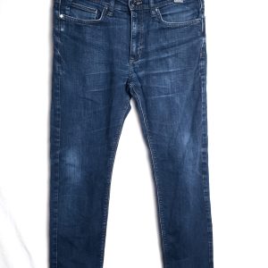 Стильні чоловічі джинси M&S Slim Fit - елегантний темно-синій денім у ідеальному стані