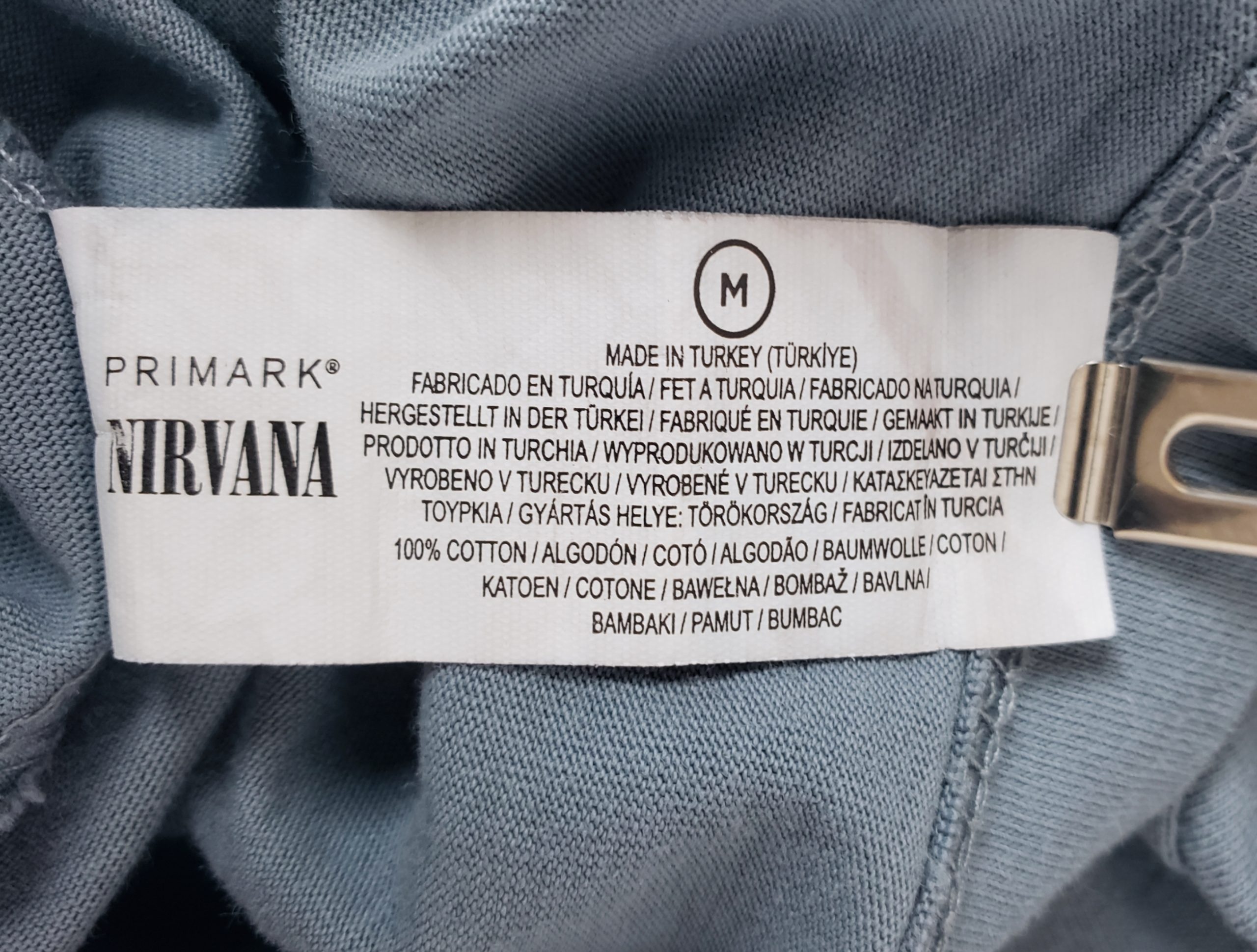 Стильна блакитна футболка Nirvana Live '93 - модний вінтажний принт у ідеальному стані 5 Стильна блакитна футболка Nirvana Live '93 - модний вінтажний принт у ідеальному стані - Зображення 5