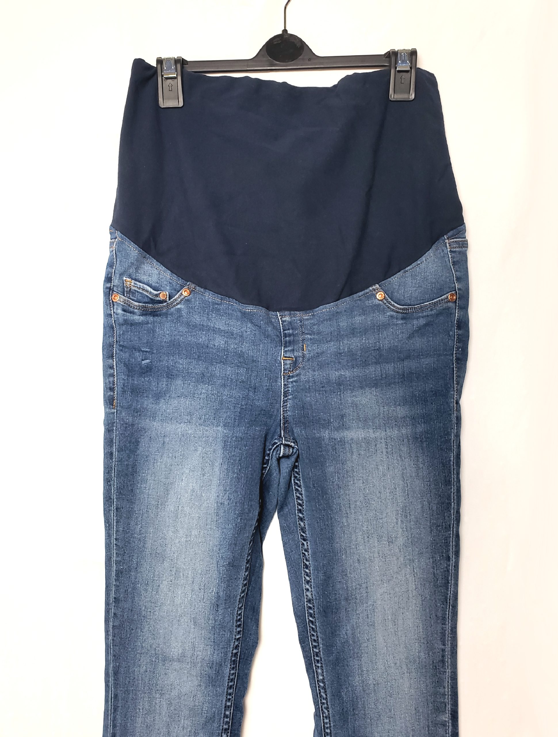 Стильні джинси для вагітних H&M Mama - елегантний синій денім у ідеальному стані 6 Стильні джинси для вагітних H&M Mama - елегантний синій денім у ідеальному стані - Зображення 6