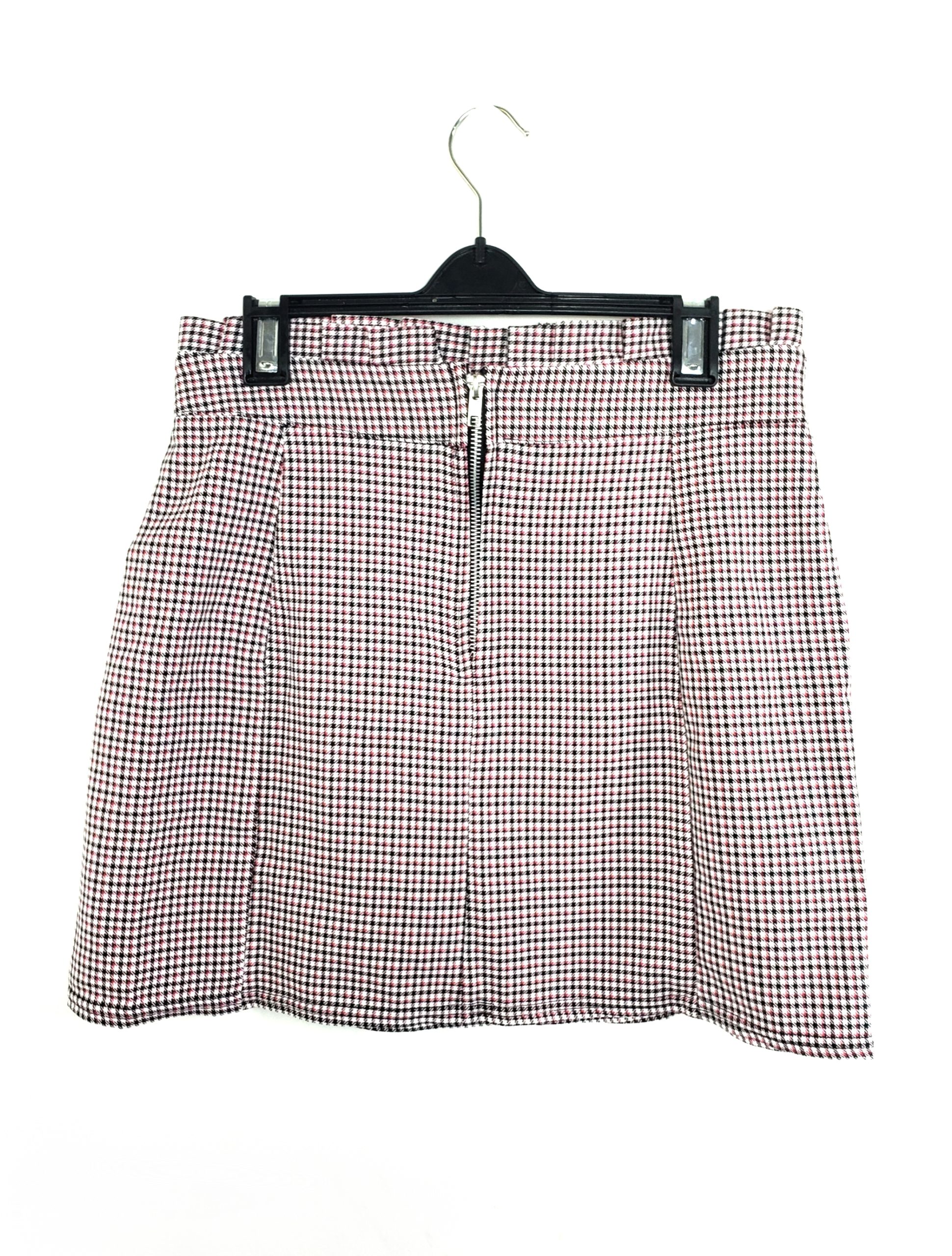 Міні-спідниця в клітинку гусяча лапка для офісу та повсякденного носіння - стильний образ на кожен день 2 Міні-спідниця в клітинку гусяча лапка для офісу та повсякденного носіння - стильний образ на кожен день - Зображення 2