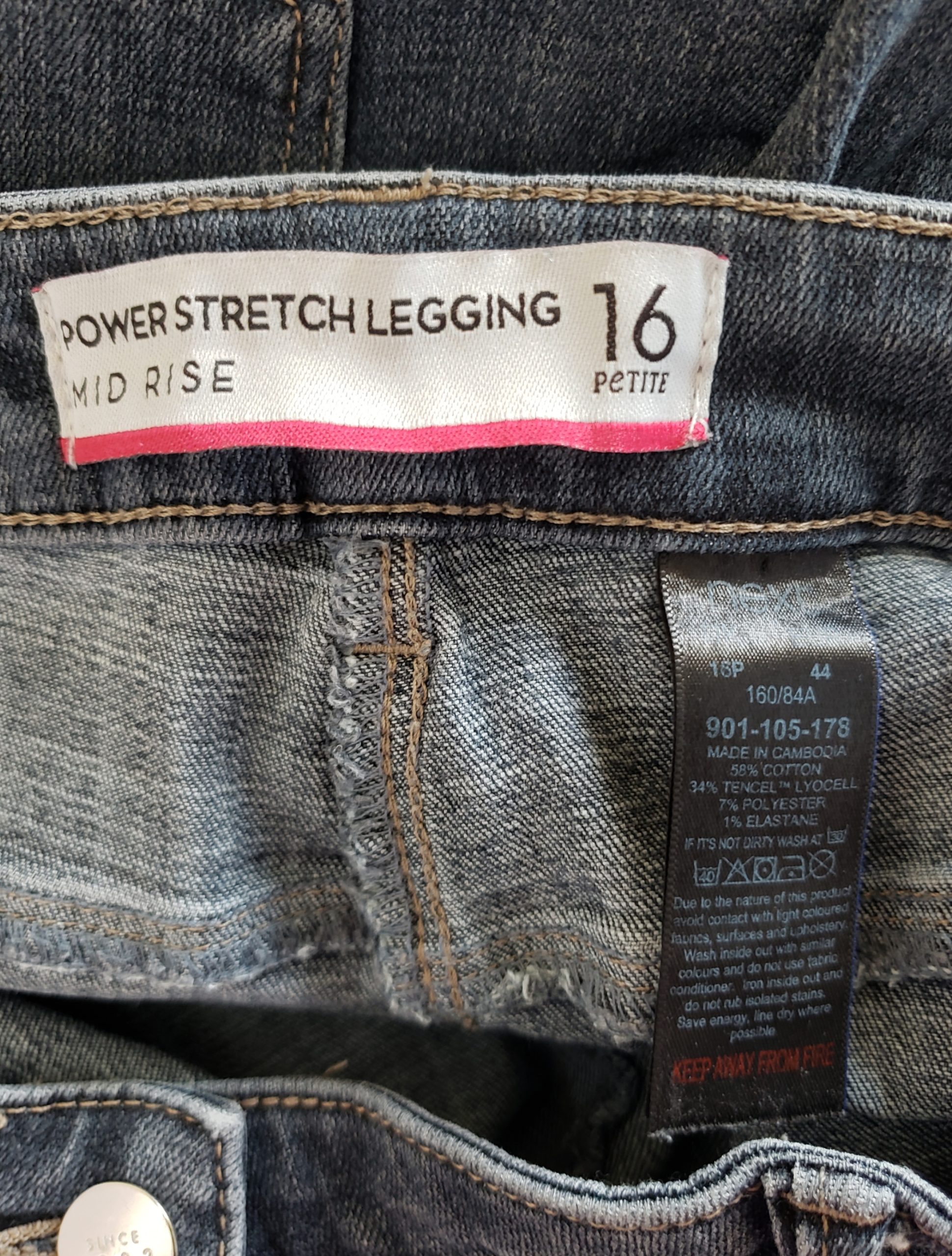 Сірі джинси-легінси Power Stretch Legging - комфорт для активного життя та повсякденного носіння 7 Сірі джинси-легінси Power Stretch Legging - комфорт для активного життя та повсякденного носіння - Зображення 7