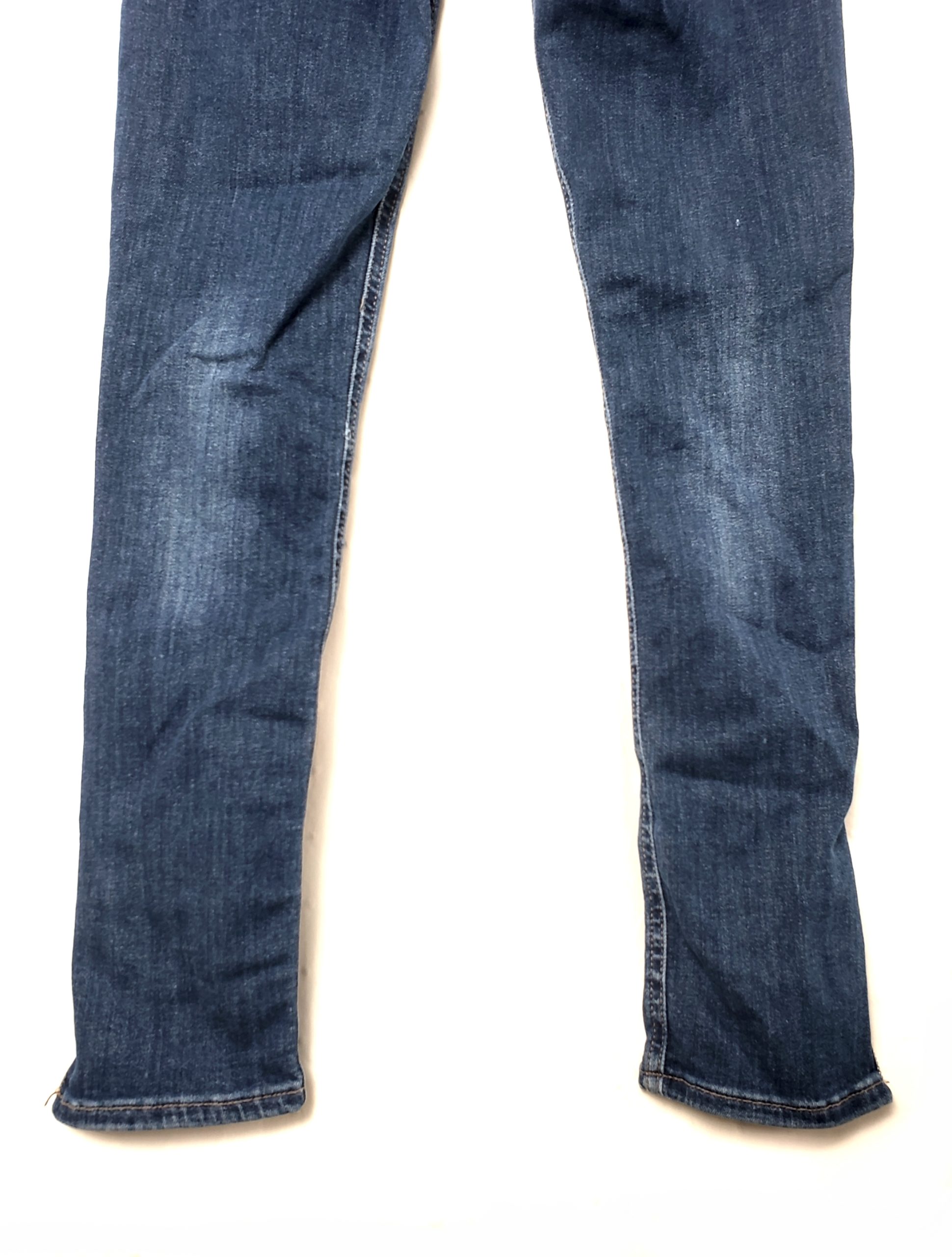 Стильні сині джинси скінні H&M - елегантний модний образ з блискавками 3 Стильні сині джинси скінні H&M - елегантний модний образ з блискавками - Зображення 3