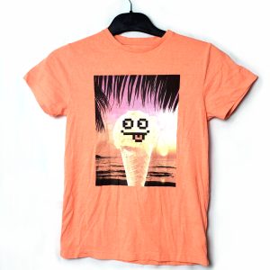 Стильна помаранчева футболка Next з веселим принтом - модний тренд для підлітків 11 років