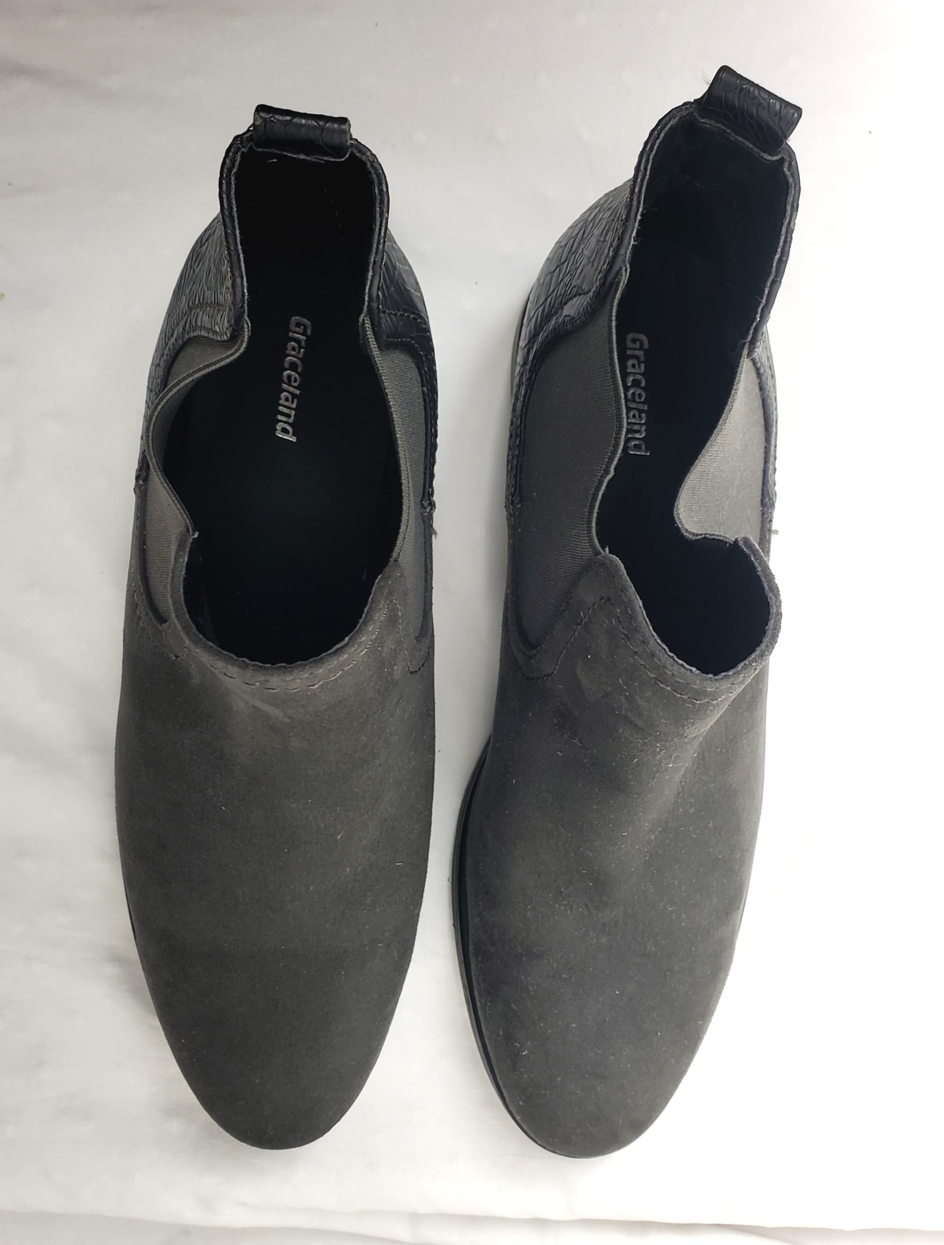 Чоловічі черевики Graceland темно-сині розмір 43/44 весна-осінь вживані 3 Чоловічі черевики Graceland темно-сині розмір 43/44 весна-осінь вживані - Зображення 3