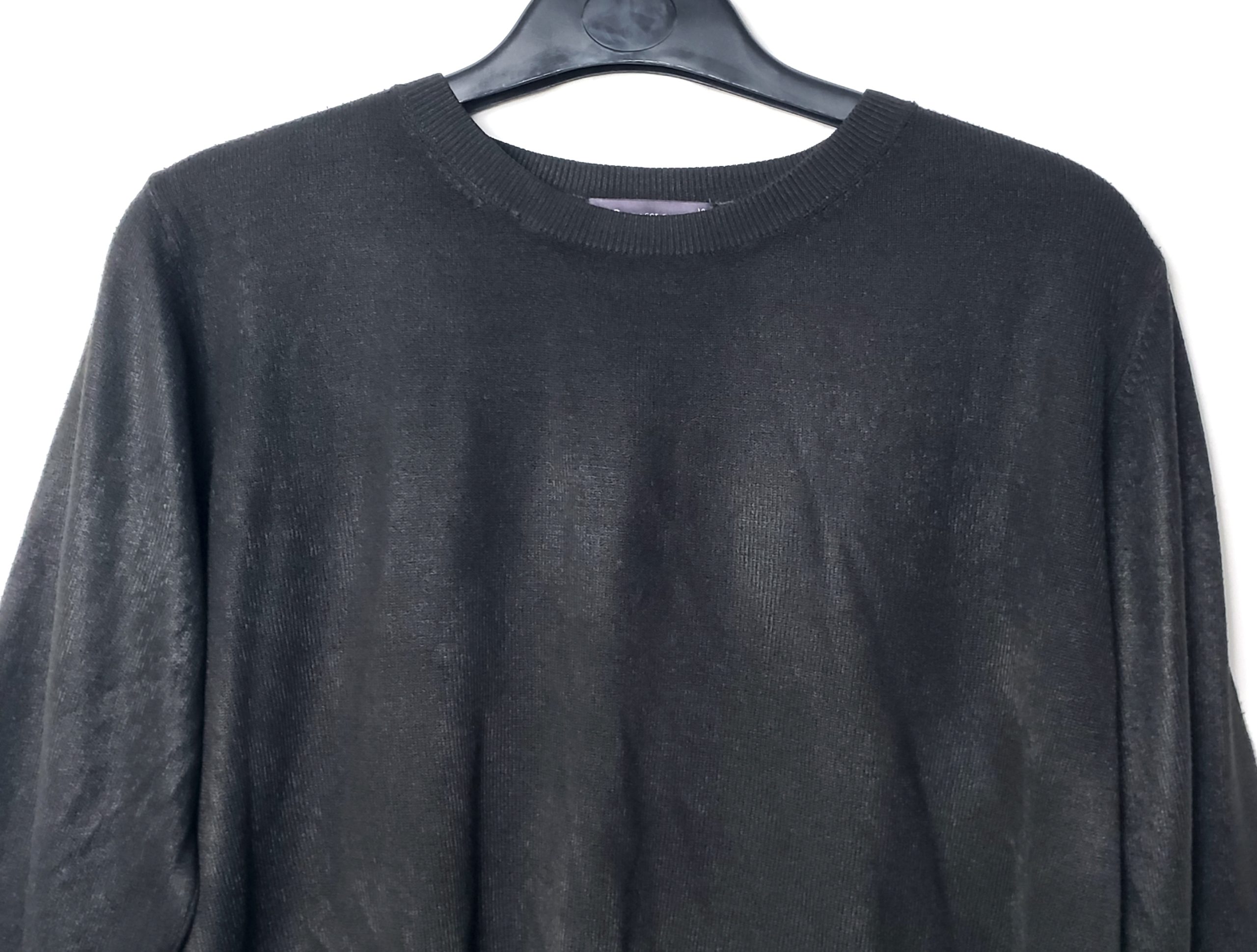 Чорний акриловий светр M&S Collection розмір 46 - вживаний одяг в ідеальному стані 6 Чорний акриловий светр M&S Collection розмір 46 - вживаний одяг в ідеальному стані - Зображення 6
