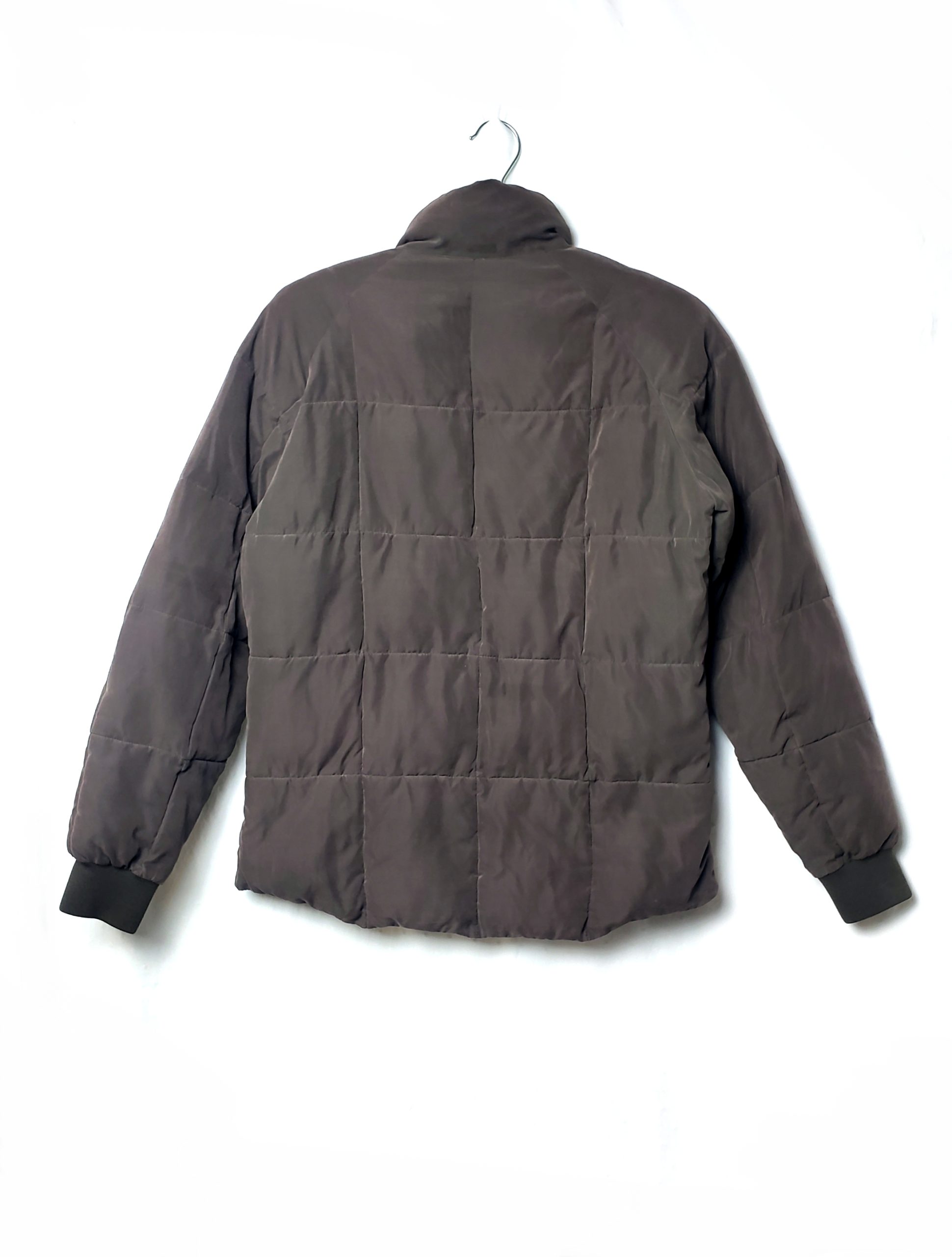 Коричнева стьогана куртка Puffa - вінтажний стиль для осені та зими, повсякденний верхній одяг 2 Коричнева стьогана куртка Puffa - вінтажний стиль для осені та зими, повсякденний верхній одяг - Зображення 2