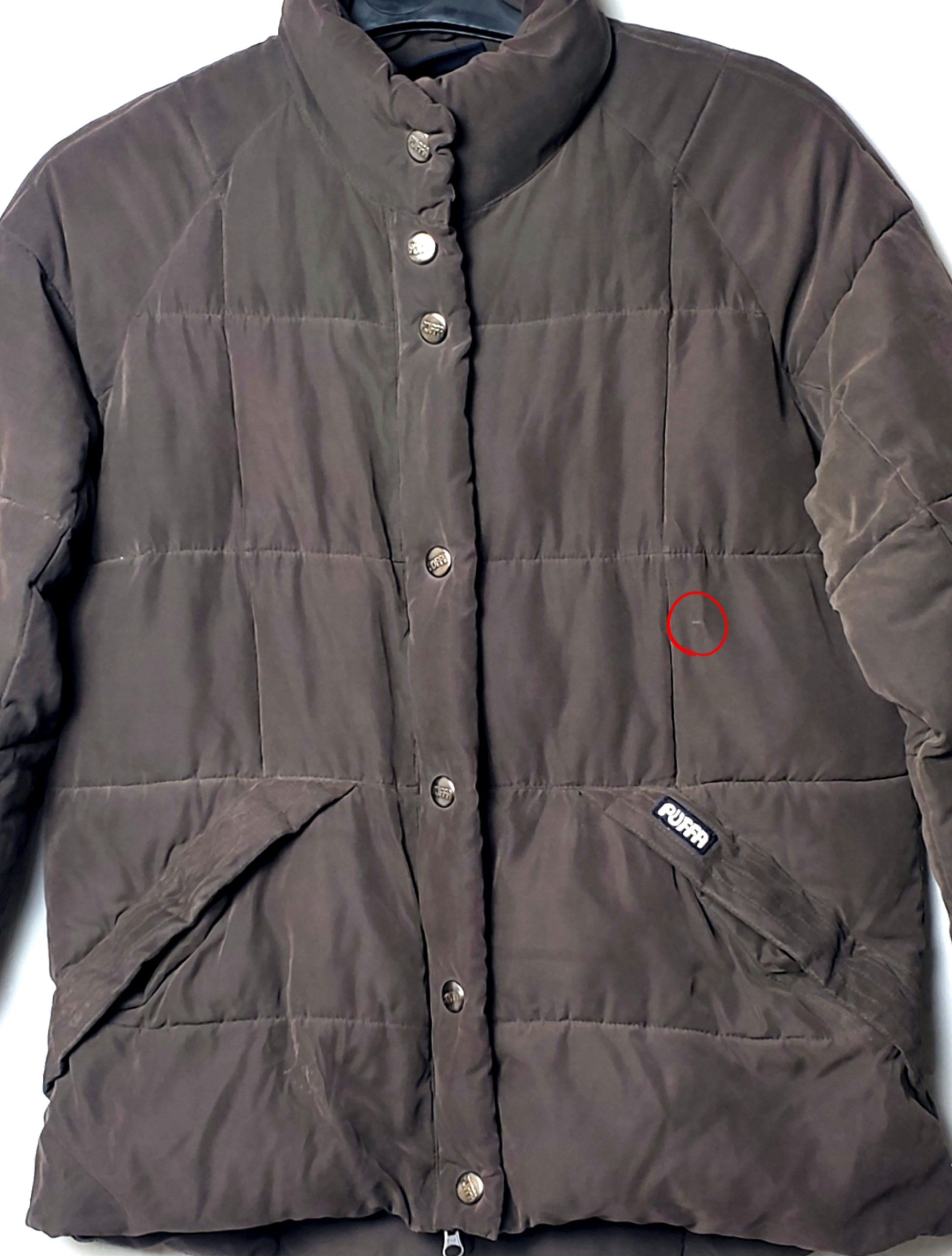 Коричнева стьогана куртка Puffa - вінтажний стиль для осені та зими, повсякденний верхній одяг 5 Коричнева стьогана куртка Puffa - вінтажний стиль для осені та зими, повсякденний верхній одяг - Зображення 5