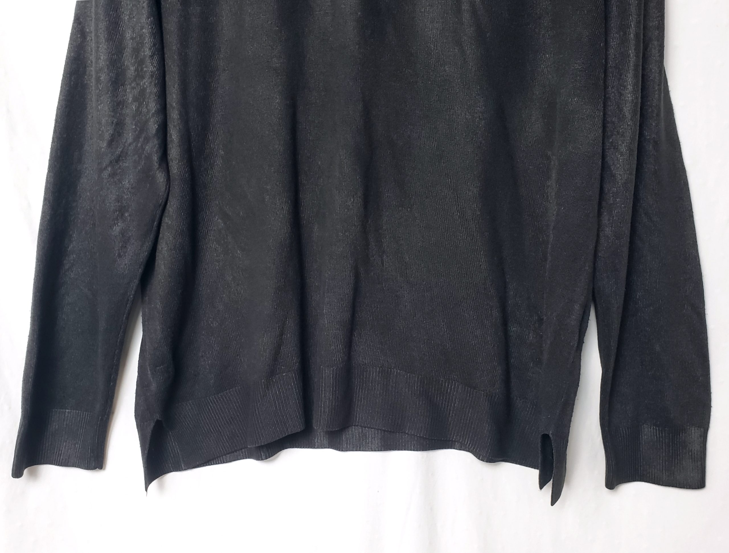 Чорний акриловий светр M&S Collection розмір 46 - вживаний одяг в ідеальному стані 5 Чорний акриловий светр M&S Collection розмір 46 - вживаний одяг в ідеальному стані - Зображення 5