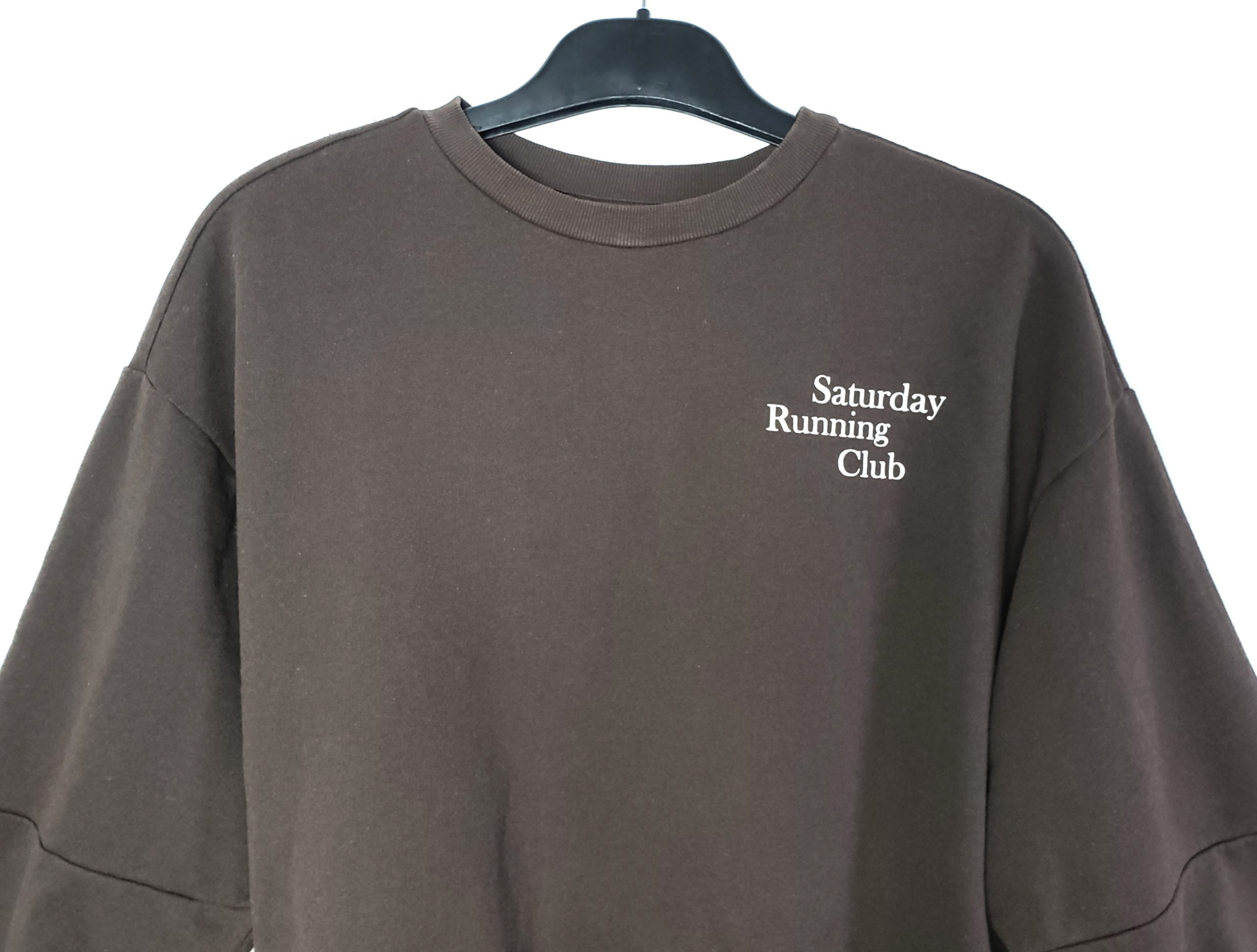 Коричневий светшот Saturday Running Club спортивний стиль для активного життя 2 Коричневий светшот Saturday Running Club спортивний стиль для активного життя - Зображення 2