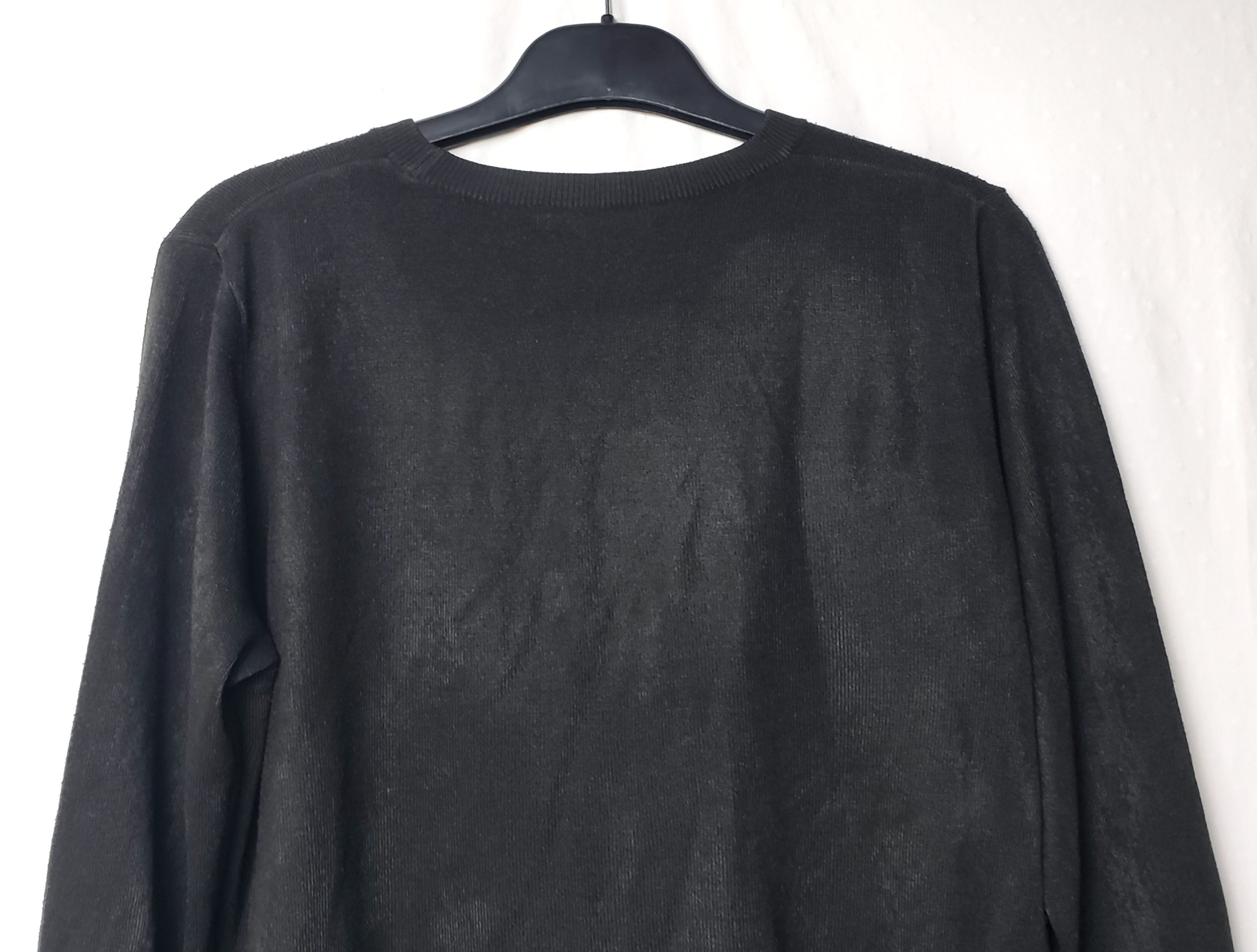 Чорний акриловий светр M&S Collection розмір 46 - вживаний одяг в ідеальному стані 4 Чорний акриловий светр M&S Collection розмір 46 - вживаний одяг в ідеальному стані - Зображення 4