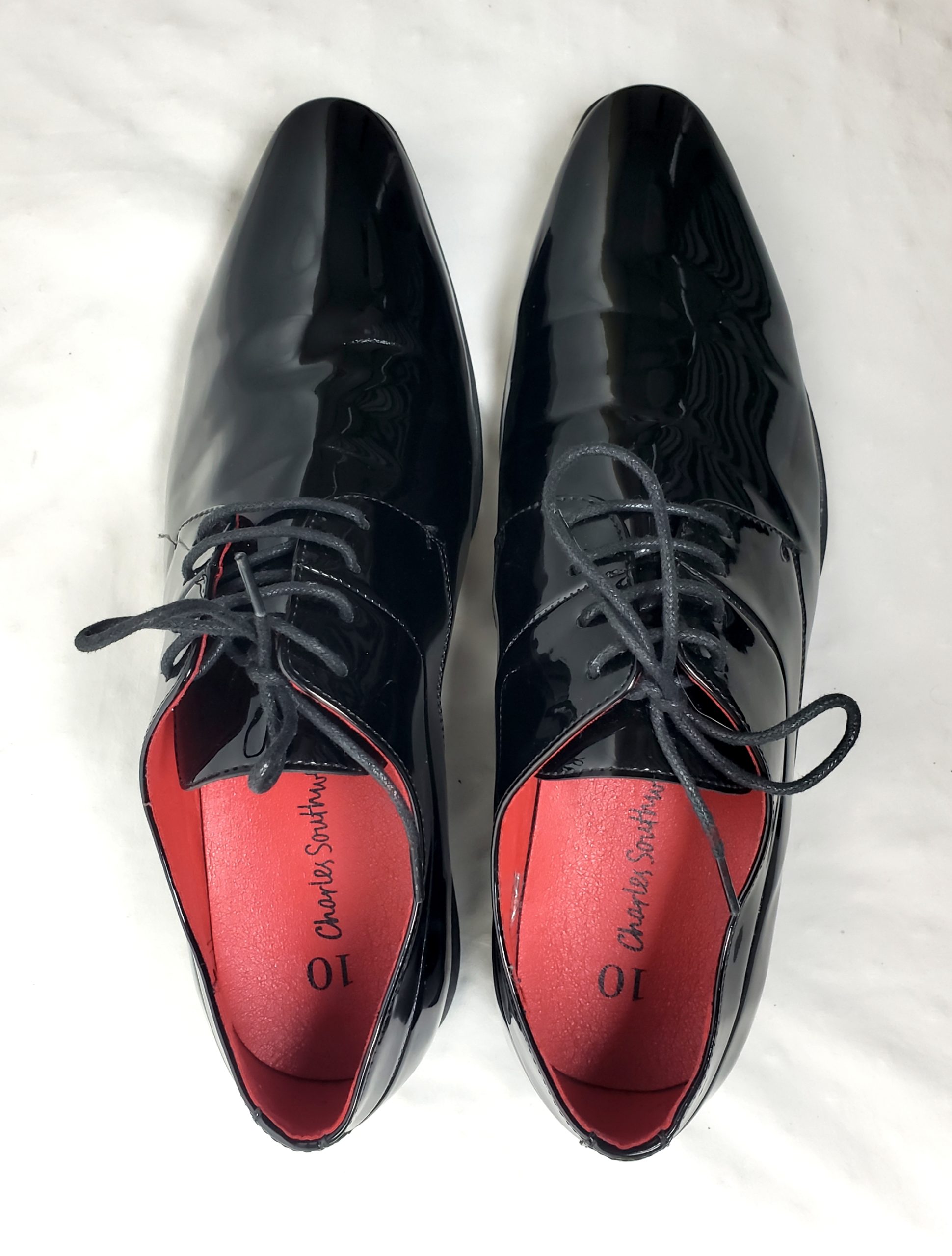 Чоловічі лаковані туфлі 44 розмір - літнє взуття для офісу та особливих подій 4 Чоловічі лаковані туфлі 44 розмір - літнє взуття для офісу та особливих подій - Зображення 4