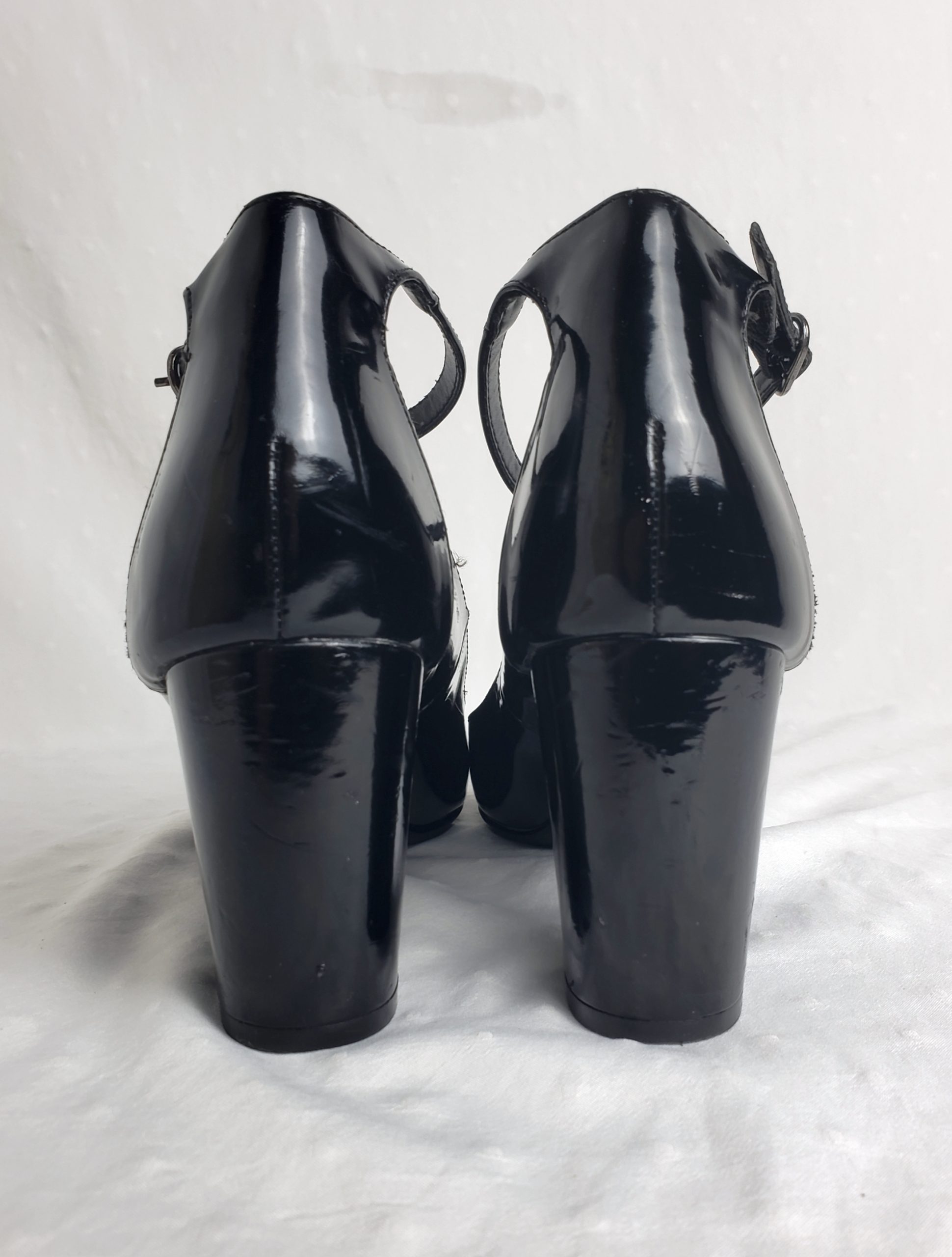 Чорні туфлі Graceland з ремінцем розмір 39 - елегантне жіноче взуття на каблуку 9 см 6 Чорні туфлі Graceland з ремінцем розмір 39 - елегантне жіноче взуття на каблуку 9 см - Зображення 6