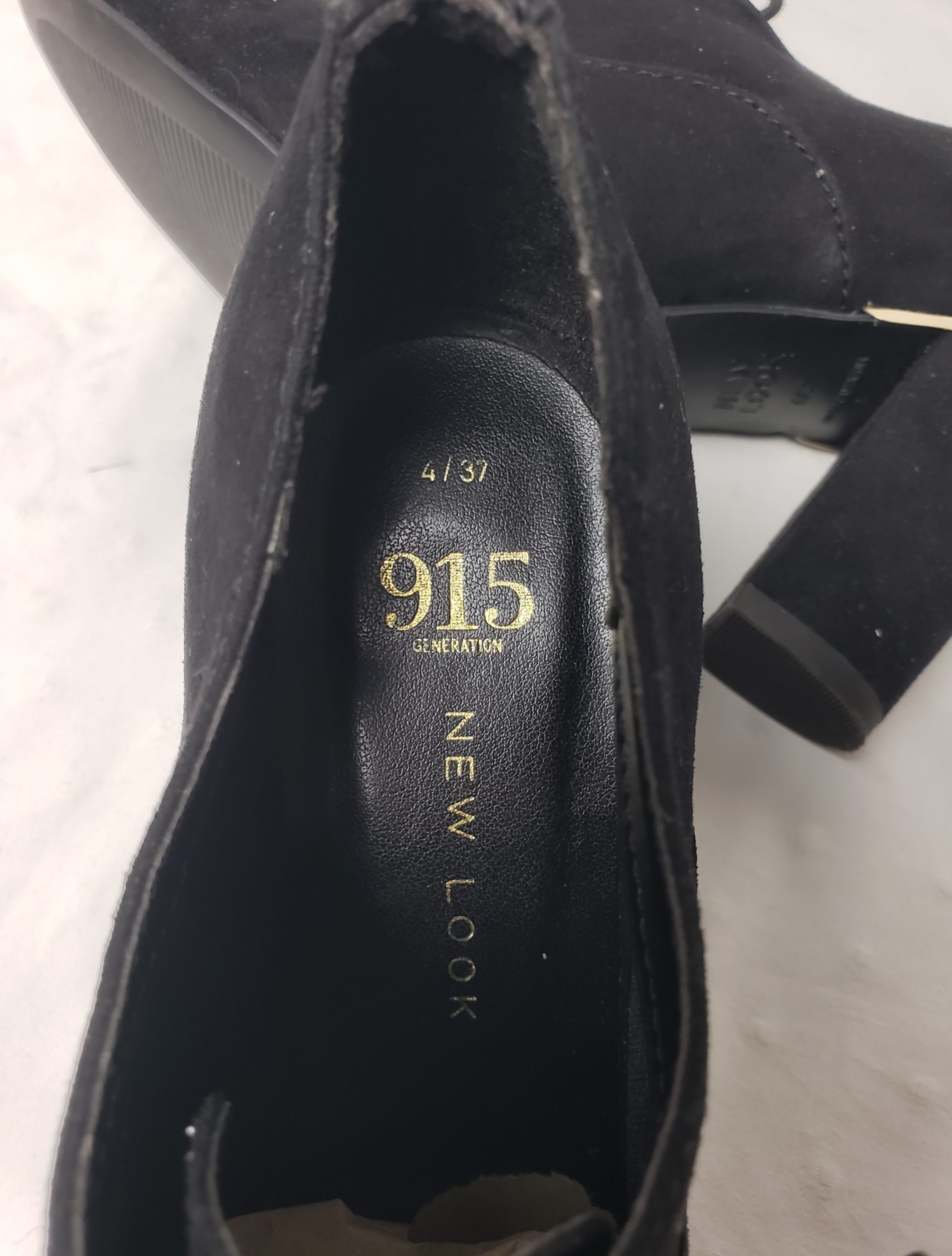 Чорні жіночі черевики New Look 37 розмір на каблуку - ідеальні для офісу та особливих подій 7 Чорні жіночі черевики New Look 37 розмір на каблуку - ідеальні для офісу та особливих подій - Зображення 7