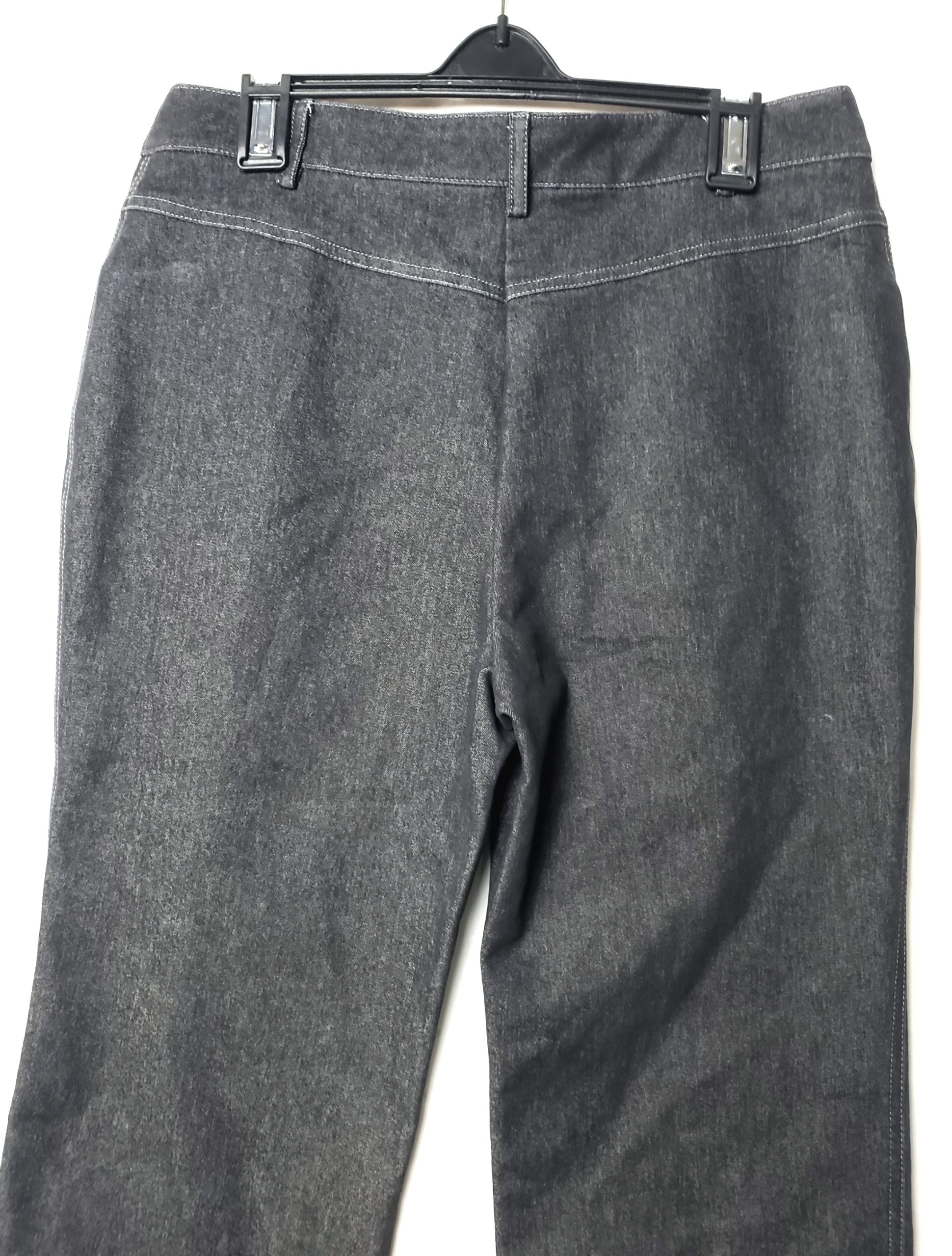 Сірі жіночі брюки Per Una розмір 14S - класичні штани з бавовни 5 Сірі жіночі брюки Per Una розмір 14S - класичні штани з бавовни - Зображення 5