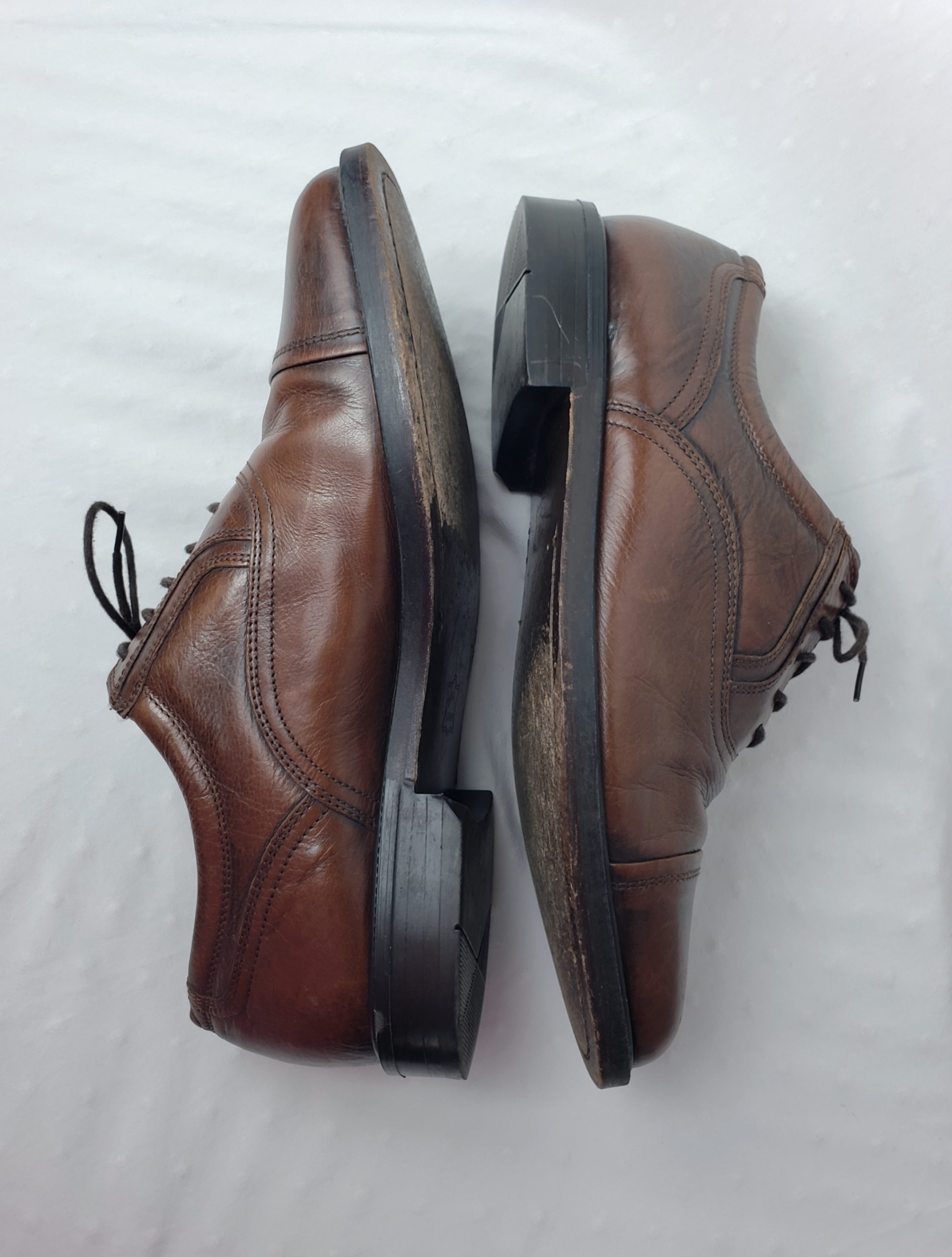 Стильні чоловічі туфлі з натуральної шкіри - елегантний коричневий vintage стиль розмір 44 3 Стильні чоловічі туфлі з натуральної шкіри - елегантний коричневий vintage стиль розмір 44 - Зображення 3