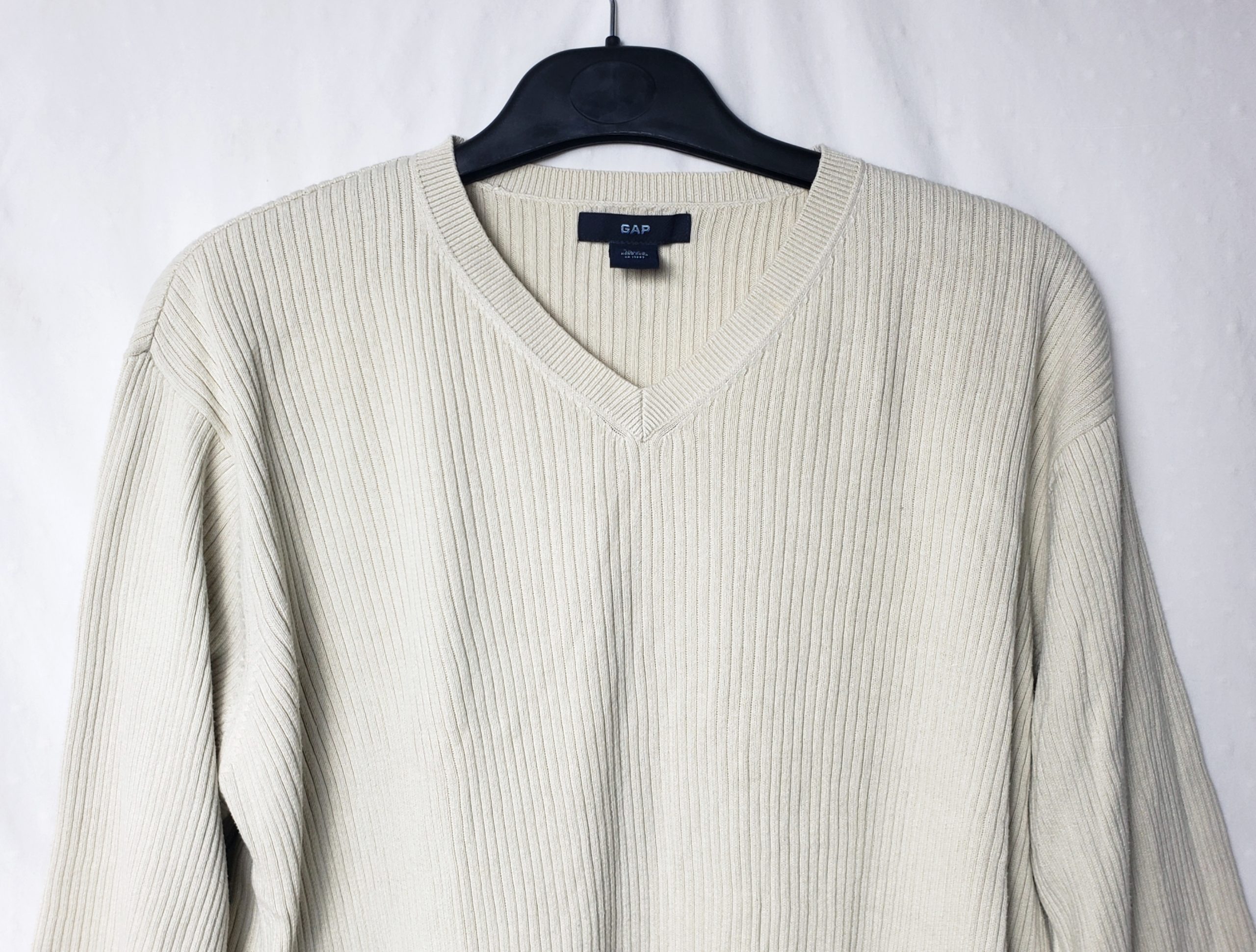 Бежевий бавовняний светр GAP XL - ідеальний для осіннього casual стилю та повсякденного носіння 5 Бежевий бавовняний светр GAP XL - ідеальний для осіннього casual стилю та повсякденного носіння - Зображення 5