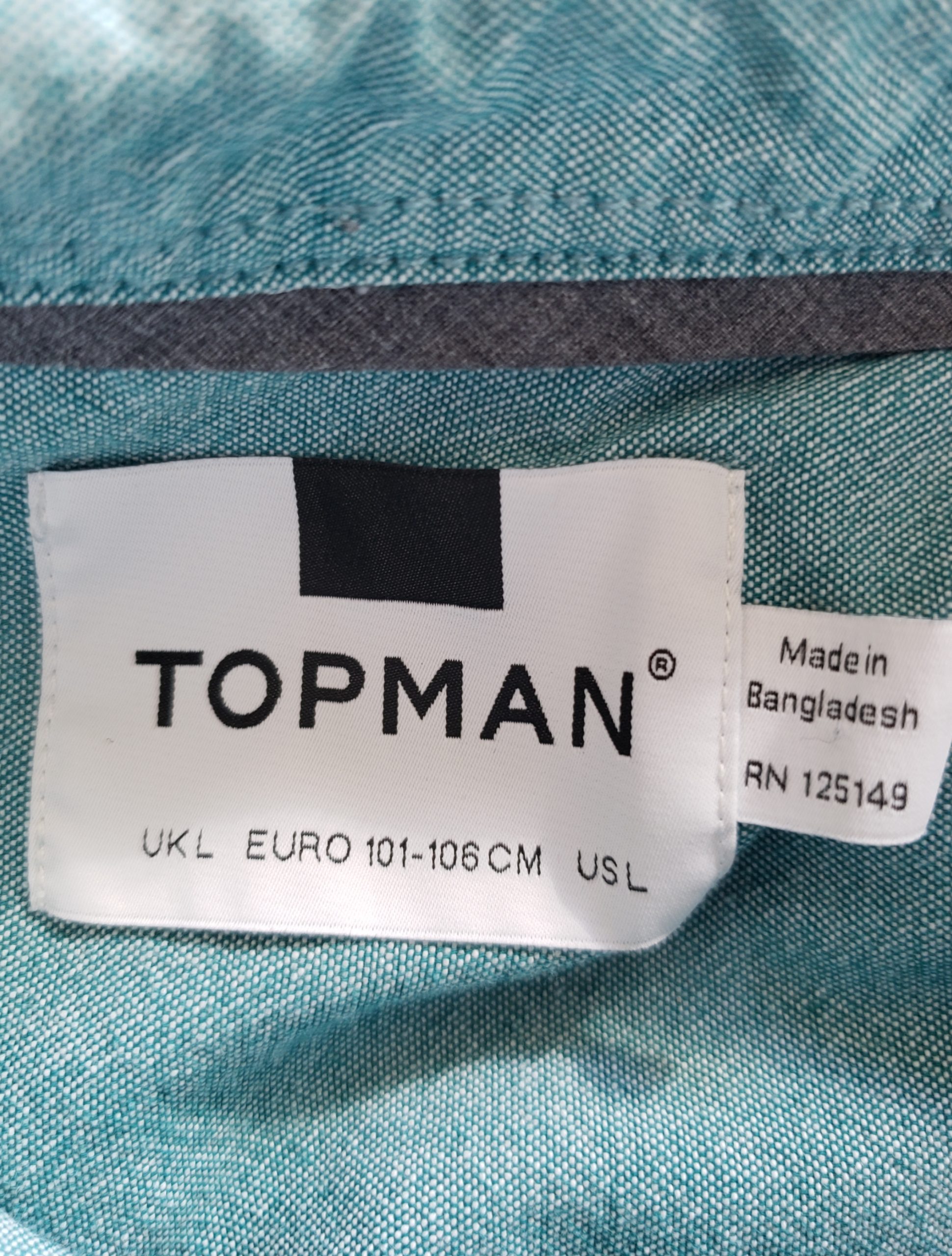 Бакитна чоловіча сорочка Topman - повсякденний стиль для роботи та відпочинку 8 Бакитна чоловіча сорочка Topman - повсякденний стиль для роботи та відпочинку - Зображення 8