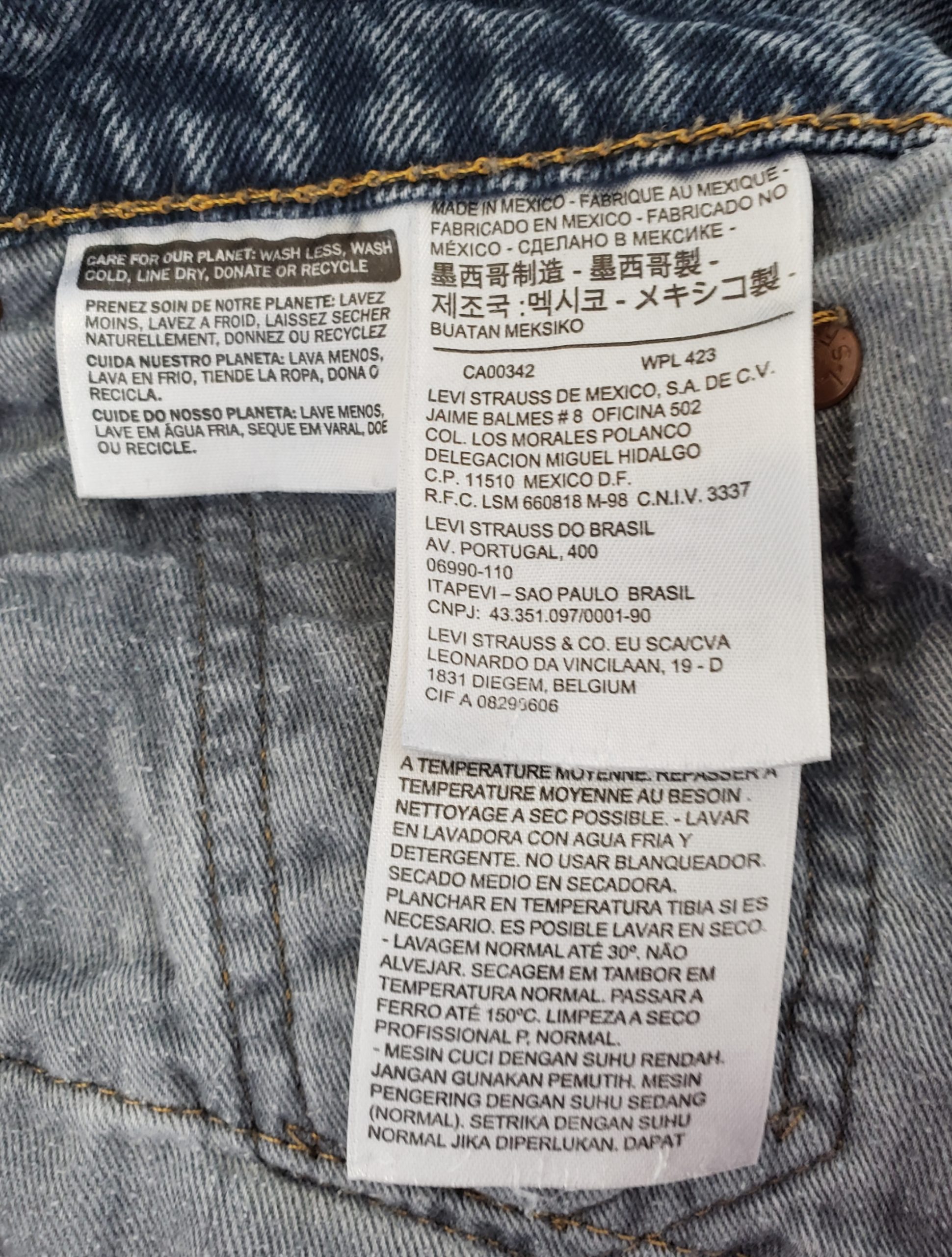 Джинси Levi's 512 чоловічі сині вживані - класичні джинси з бавовни та еластану в ідеальному стані 8 Джинси Levi's 512 чоловічі сині вживані - класичні джинси з бавовни та еластану в ідеальному стані - Зображення 8