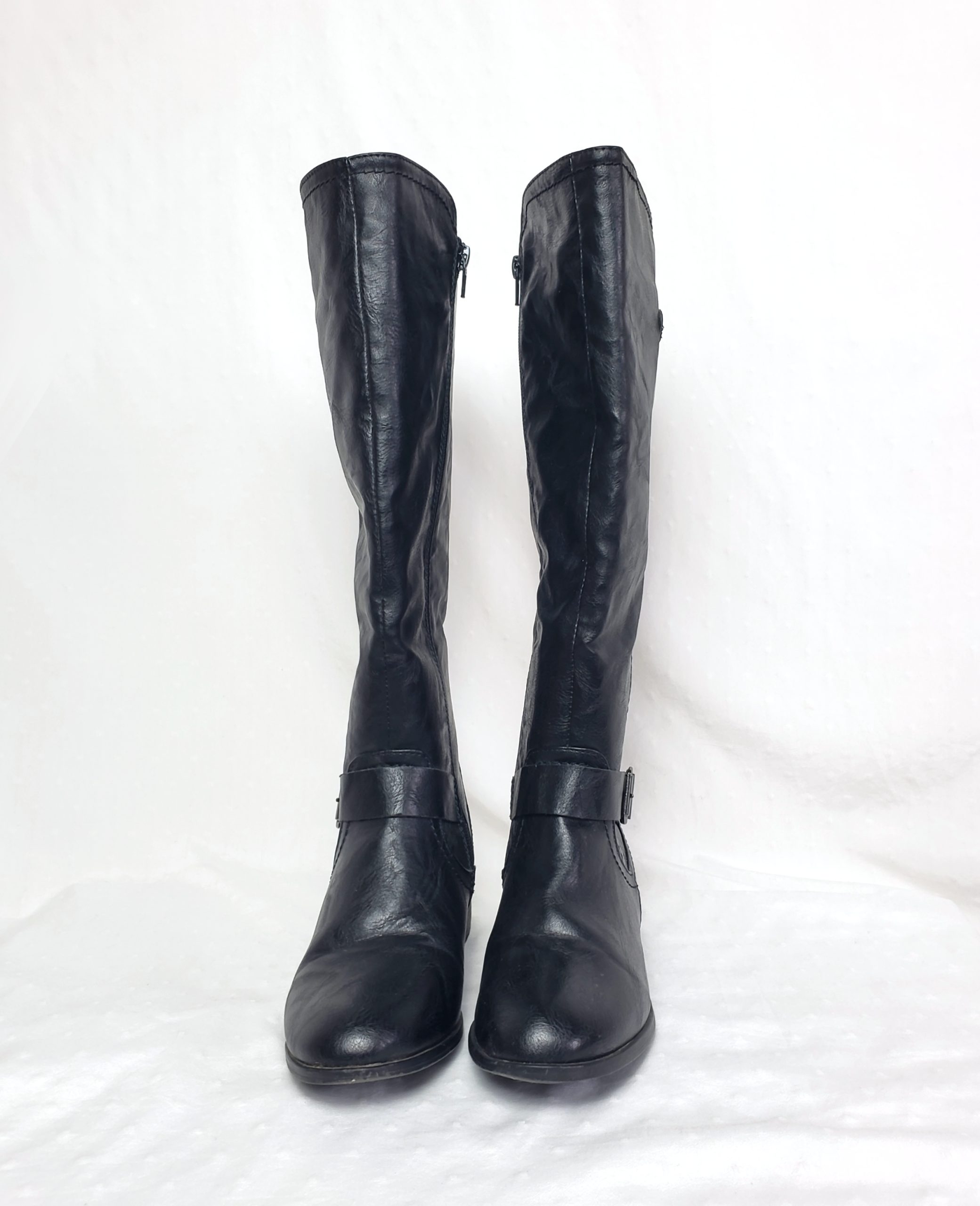 Жіночі чорні чоботи Lilley розмір 38/39 з еко-шкіри - стильне взуття для весни, осені та зими 2 Жіночі чорні чоботи Lilley розмір 38/39 з еко-шкіри - стильне взуття для весни, осені та зими - Зображення 2