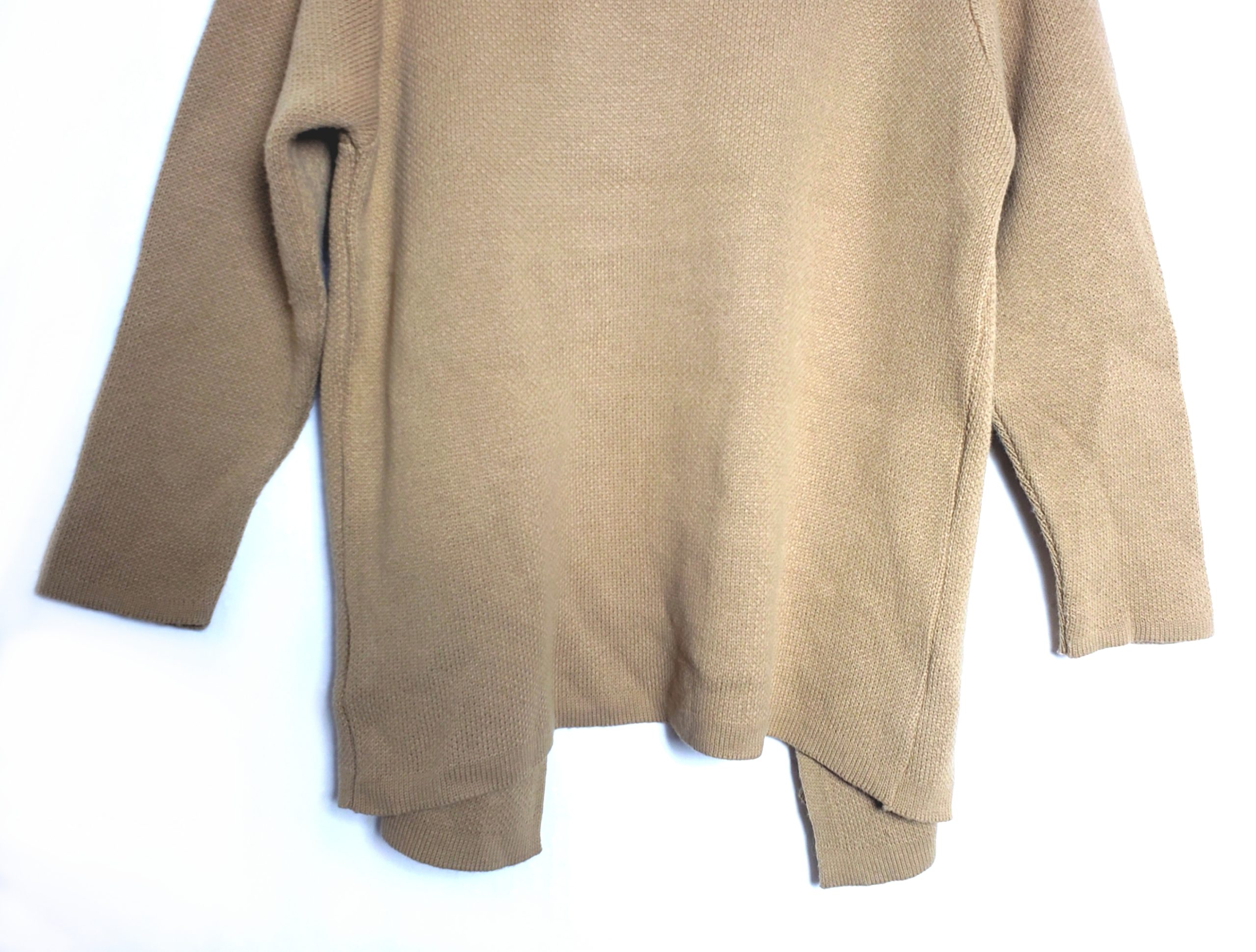 Елегантний бежевий кардиган з акрилу - жіночий в'язаний кардиган без застібок в ідеальному стані 5 Елегантний бежевий кардиган з акрилу - жіночий в'язаний кардиган без застібок в ідеальному стані - Зображення 5