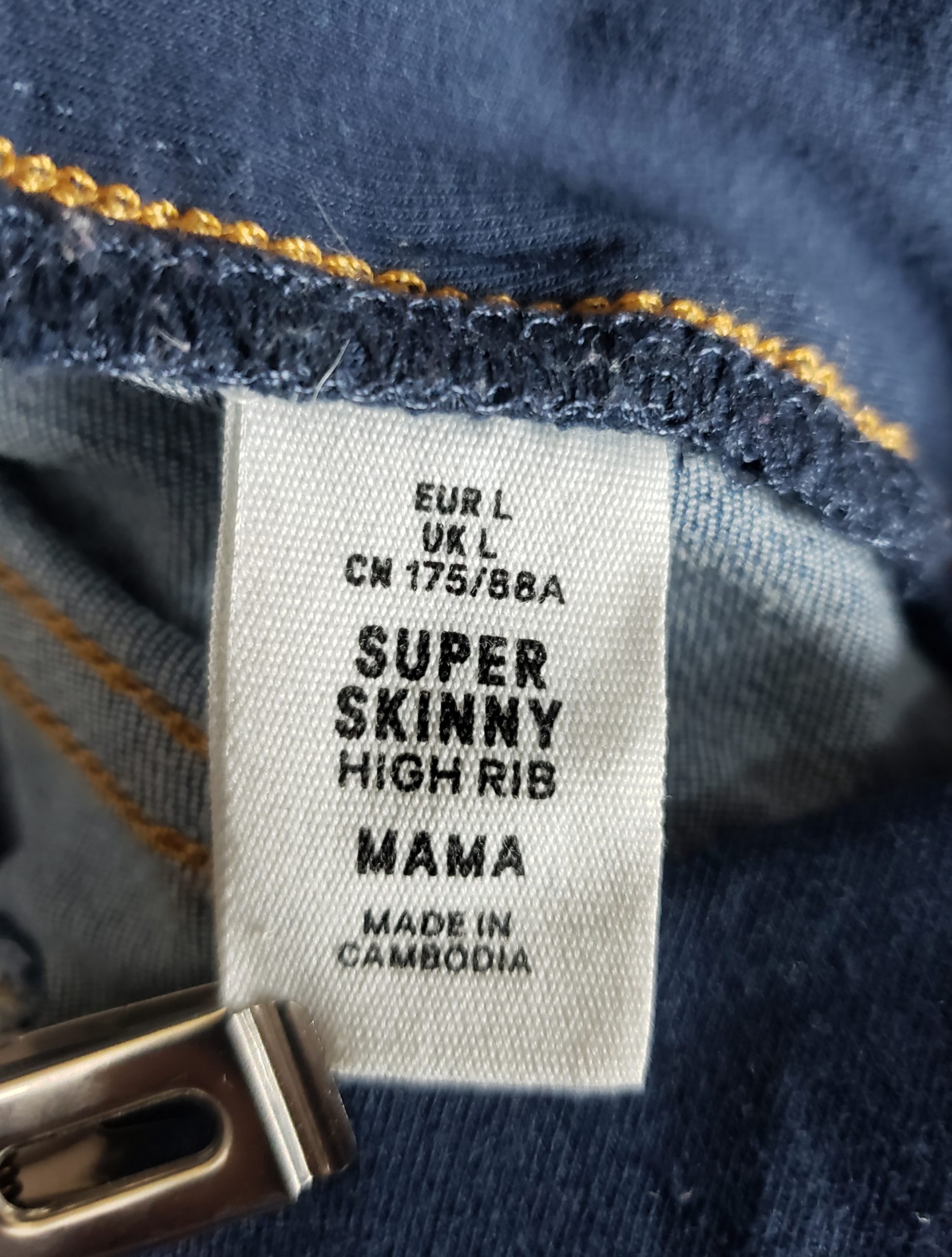 Стильні джинси для вагітних H&M Mama - елегантний синій денім у ідеальному стані 9 Стильні джинси для вагітних H&M Mama - елегантний синій денім у ідеальному стані - Зображення 9