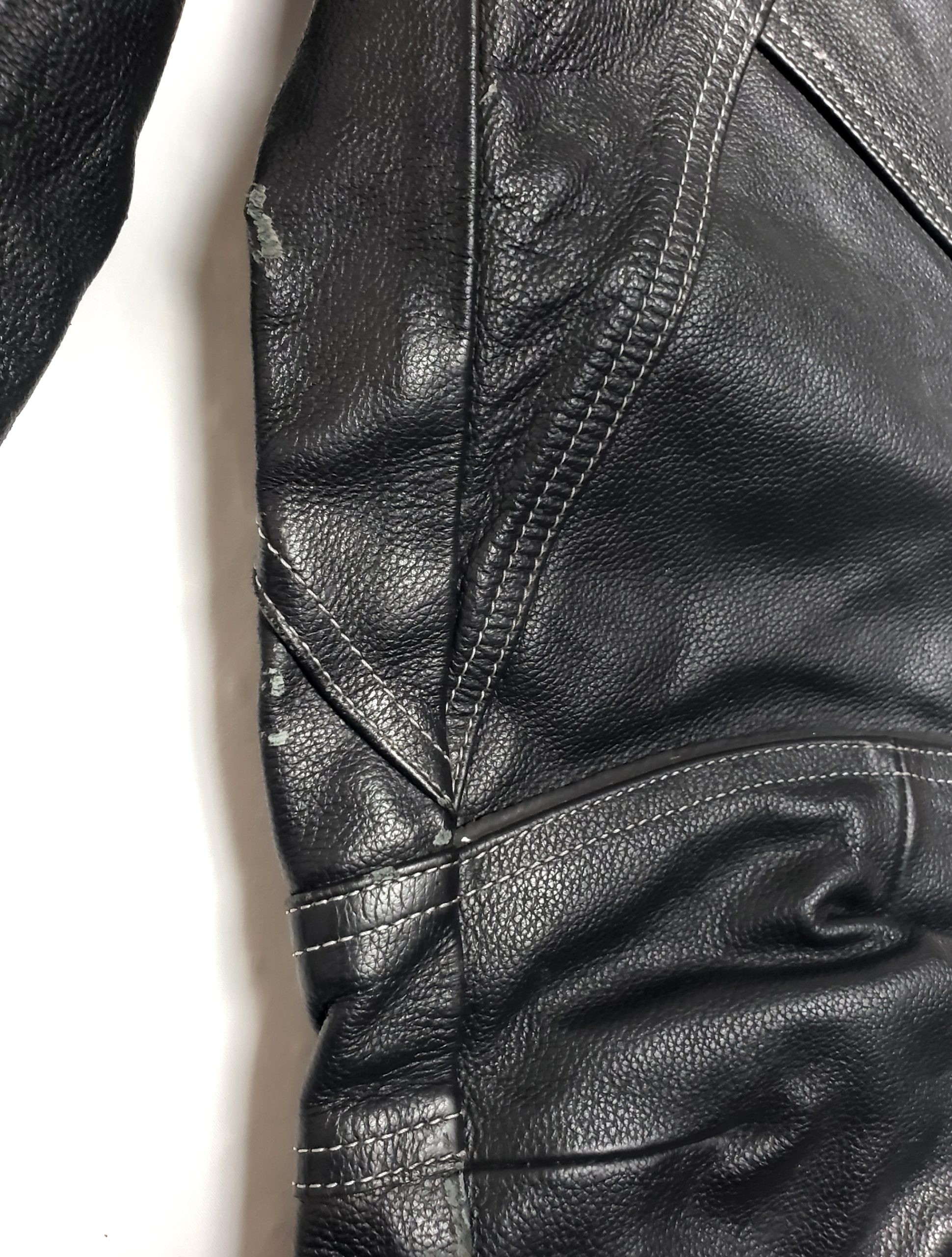 Жіночі шкіряні штани Frank Thomas для мотоциклу - чорна шкіра vintage стиль 14 Жіночі шкіряні штани Frank Thomas для мотоциклу - чорна шкіра vintage стиль - Зображення 14