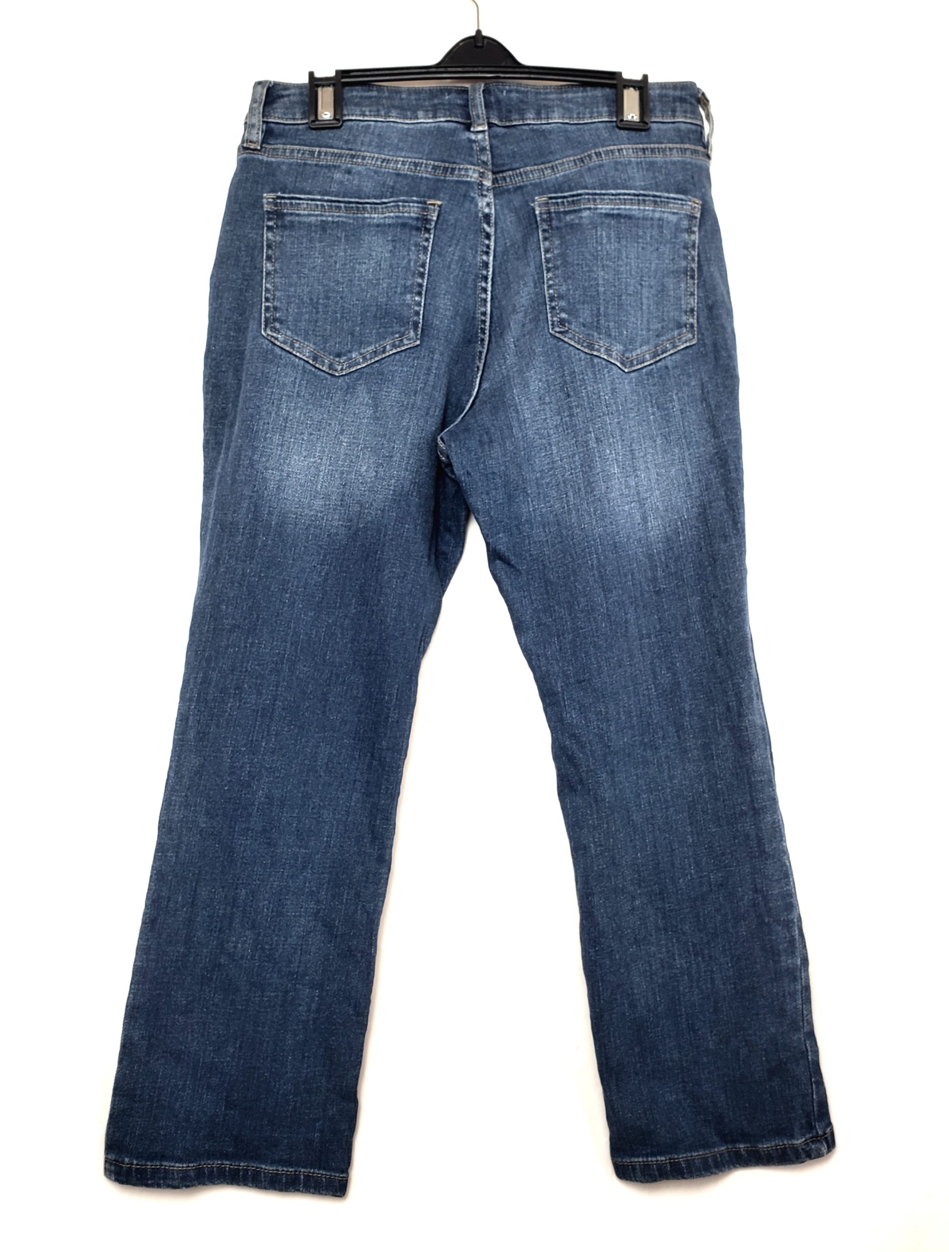 Темно-сині жіночі джинси F&F у ідеальному стані - комфорт для щоденного носіння та офісного стилю 2 Темно-сині жіночі джинси F&F у ідеальному стані - комфорт для щоденного носіння та офісного стилю - Зображення 2