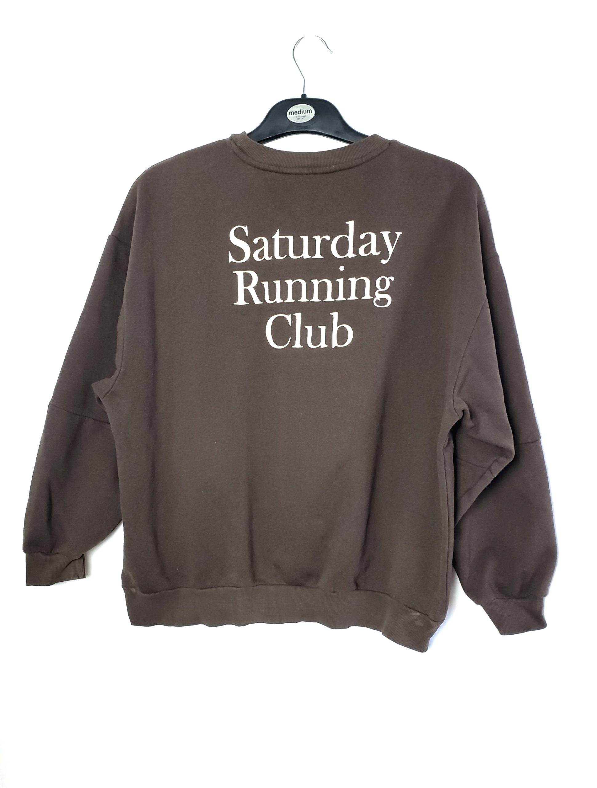 Коричневий светшот Saturday Running Club спортивний стиль для активного життя 6 Коричневий светшот Saturday Running Club спортивний стиль для активного життя - Зображення 6