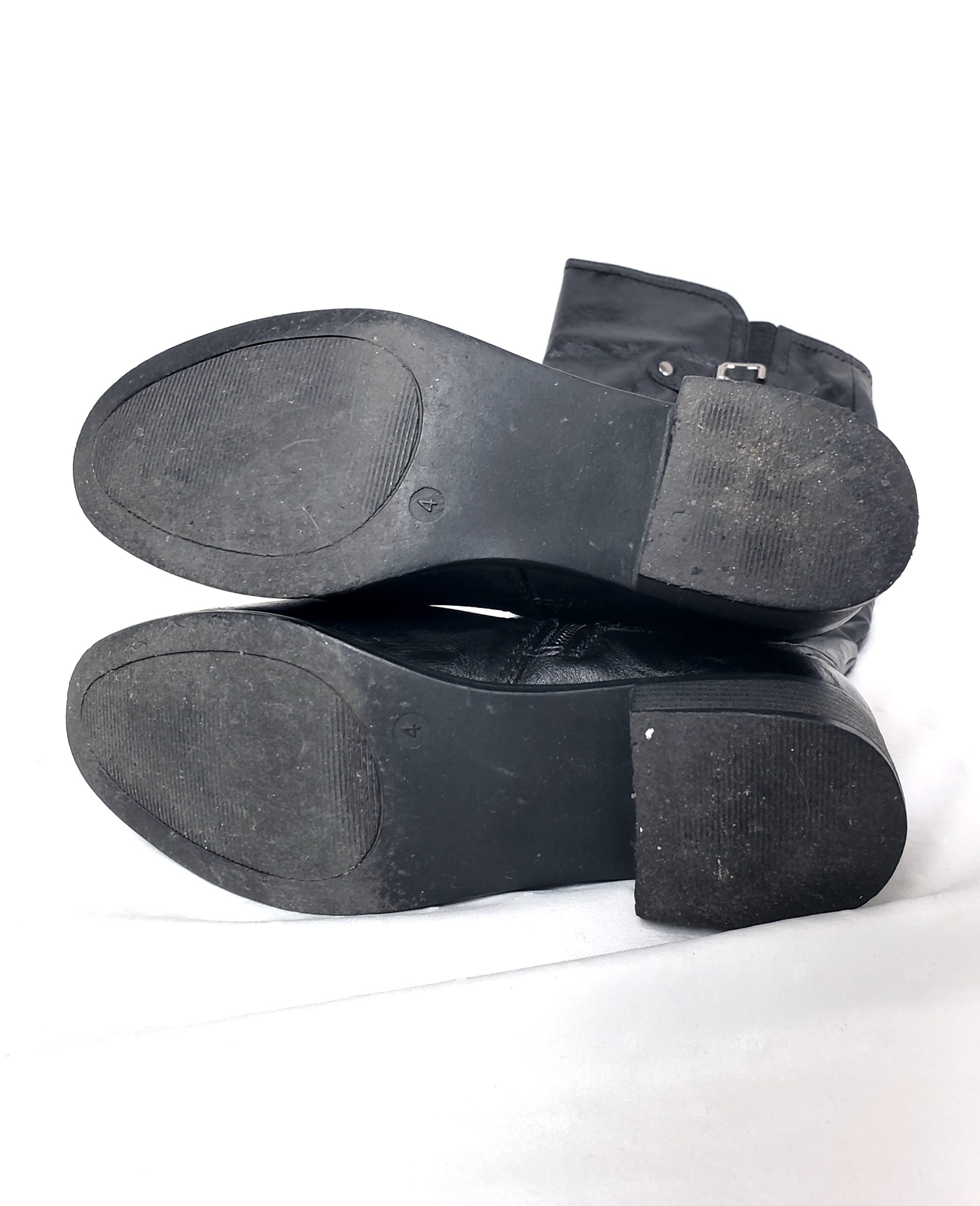 Жіночі чорні чоботи Lilley розмір 38/39 з еко-шкіри - стильне взуття для весни, осені та зими 5 Жіночі чорні чоботи Lilley розмір 38/39 з еко-шкіри - стильне взуття для весни, осені та зими - Зображення 5