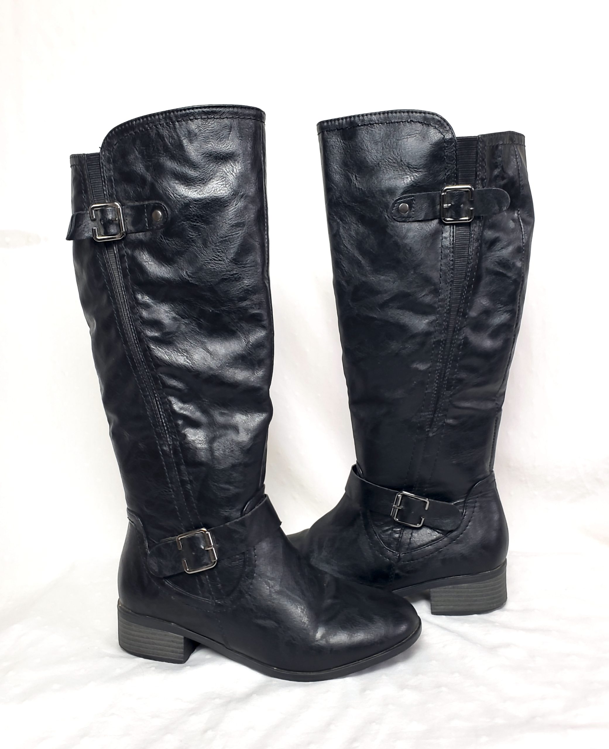 Жіночі чорні чоботи Lilley розмір 38/39 з еко-шкіри - стильне взуття для весни, осені та зими 7 Жіночі чорні чоботи Lilley розмір 38/39 з еко-шкіри - стильне взуття для весни, осені та зими - Зображення 7