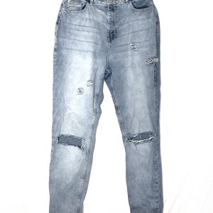 Джинси Mom Jeans з потертостями Riot High Rise - бавовна 100% вживані в ідеальному стані