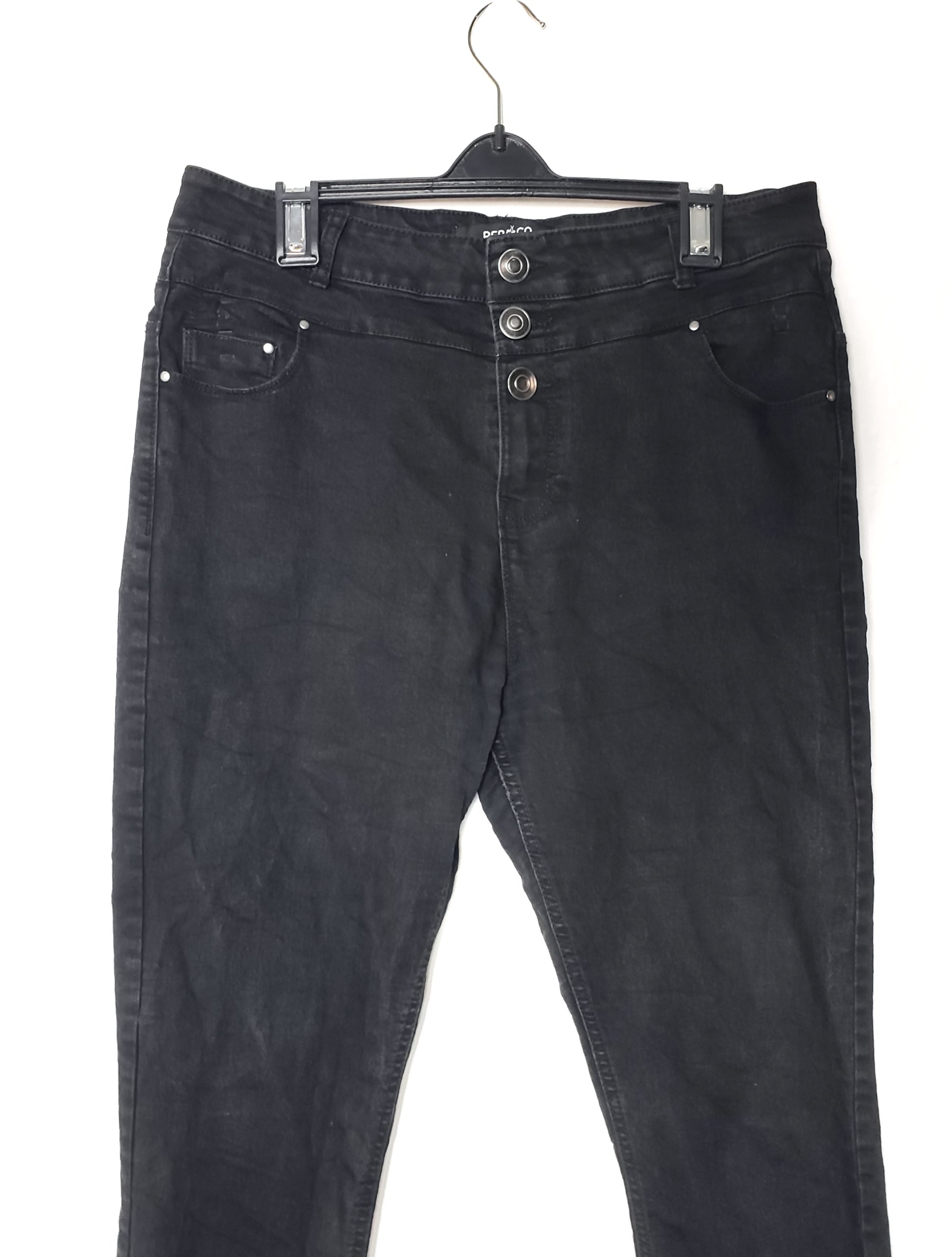 Чорні жіночі джинси PEP&CO з високою талією - вживані джинси в ідеальному стані 3 Чорні жіночі джинси PEP&CO з високою талією - вживані джинси в ідеальному стані - Зображення 3
