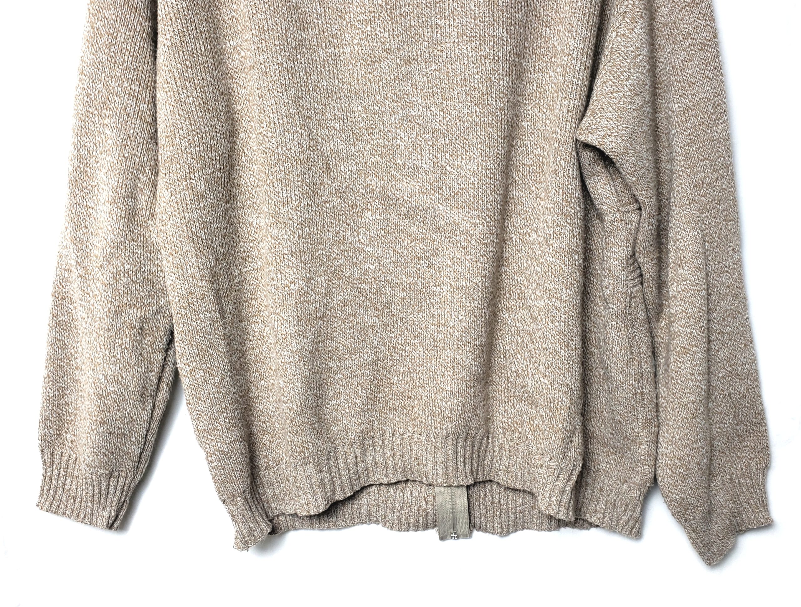 Чоловічий кардиган бежевий з принтом Menswear XL - акрил, вживаний в гарному стані 3 Чоловічий кардиган бежевий з принтом Menswear XL - акрил, вживаний в гарному стані - Зображення 3