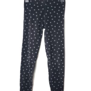 Стильні дитячі лосіни з зірочками - модний сірий принт для дівчинки 9-10 років
