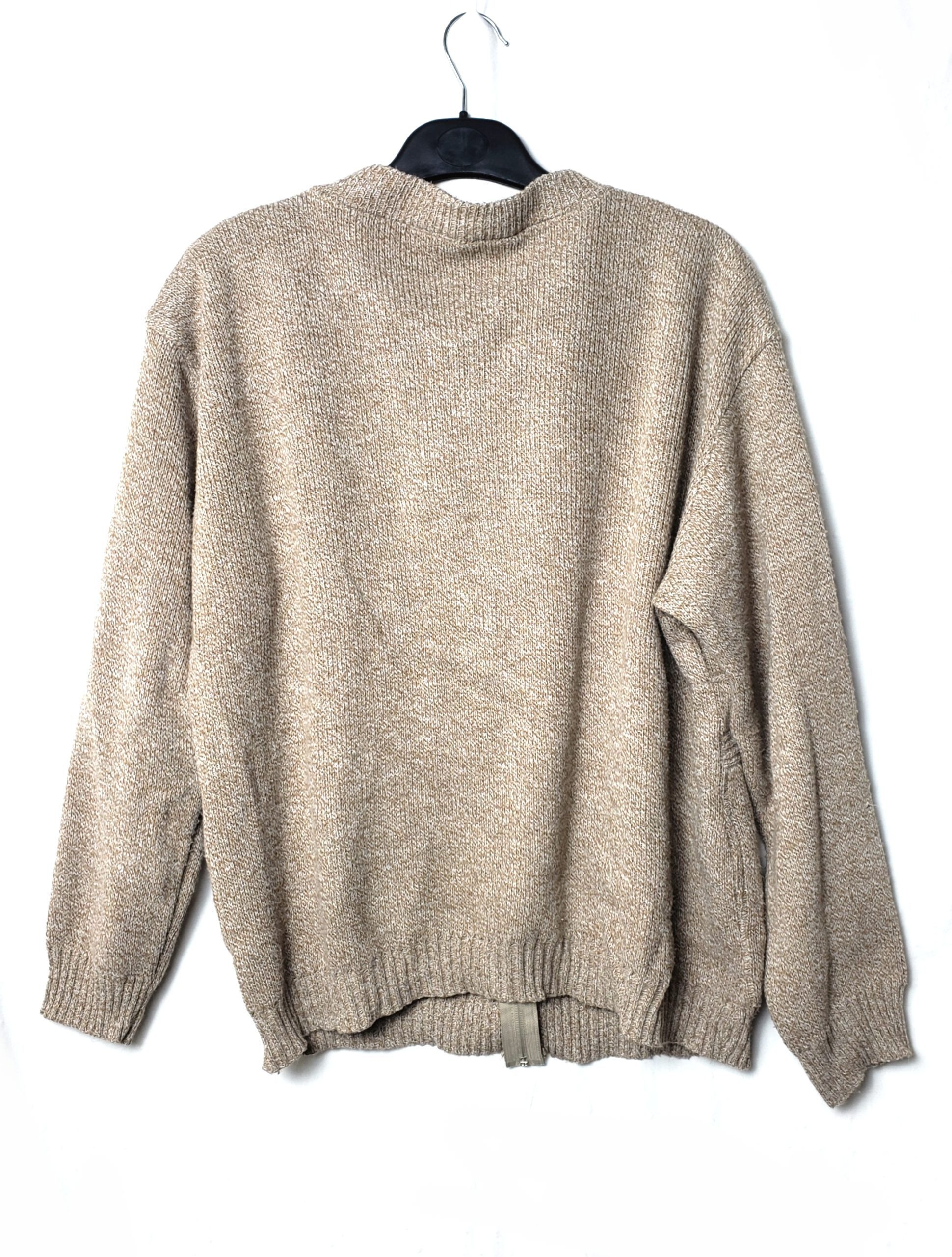 Чоловічий кардиган бежевий з принтом Menswear XL - акрил, вживаний в гарному стані 2 Чоловічий кардиган бежевий з принтом Menswear XL - акрил, вживаний в гарному стані - Зображення 2