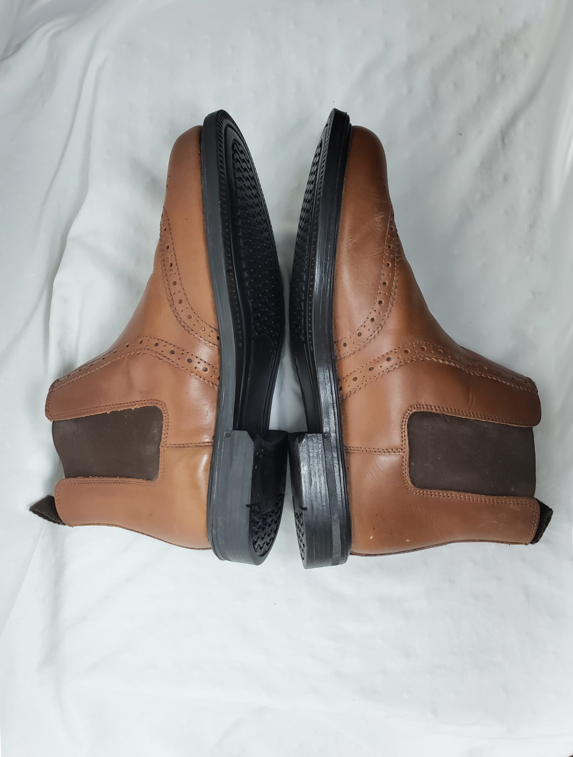 Чоловічі шкіряні черевики челсі Oaktrak коричневі розмір 44 - класичне взуття з брогуванням 7 Чоловічі шкіряні черевики челсі Oaktrak коричневі розмір 44 - класичне взуття з брогуванням - Зображення 7