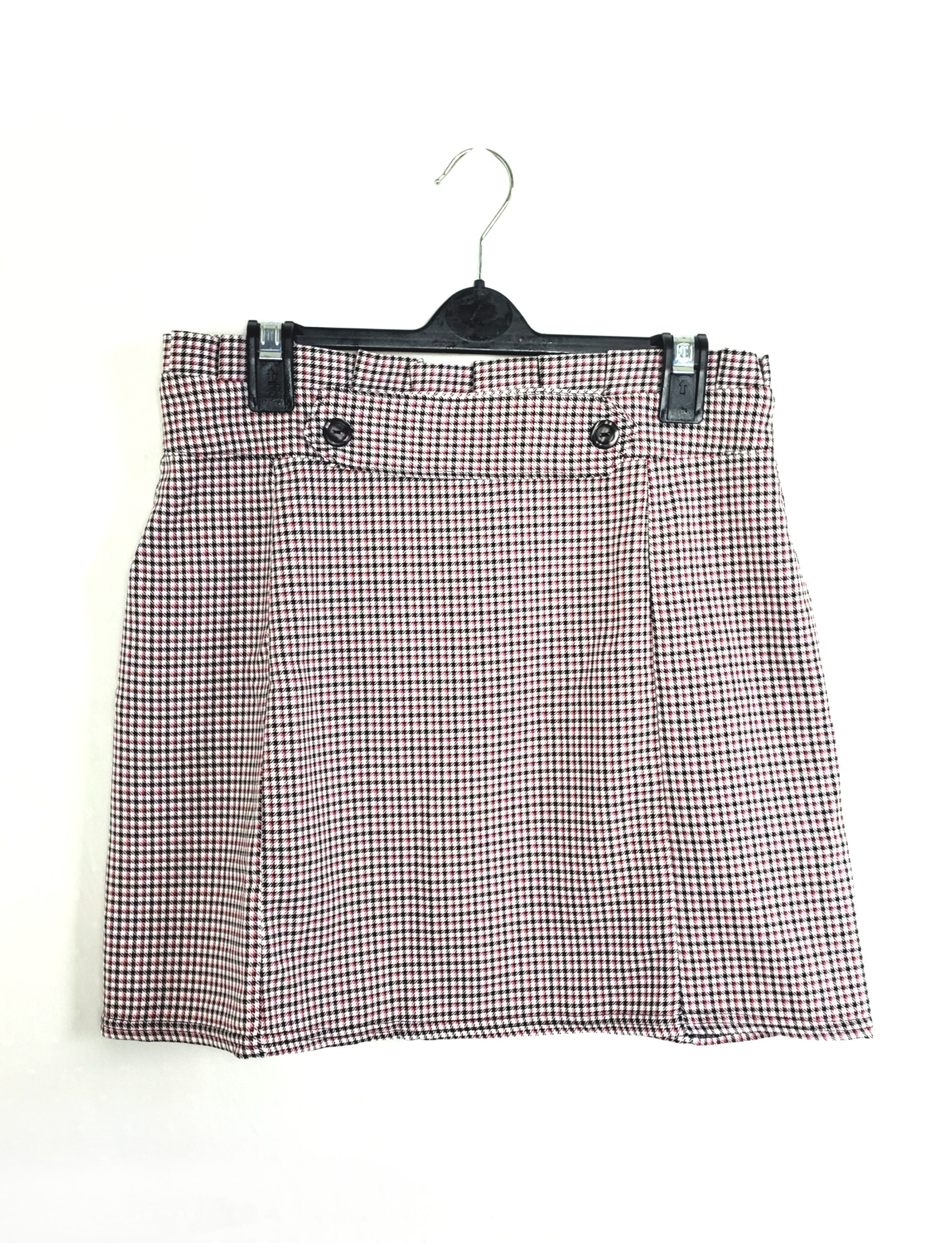 Міні-спідниця в клітинку гусяча лапка для офісу та повсякденного носіння - стильний образ на кожен день 7 Міні-спідниця в клітинку гусяча лапка для офісу та повсякденного носіння - стильний образ на кожен день - Зображення 7