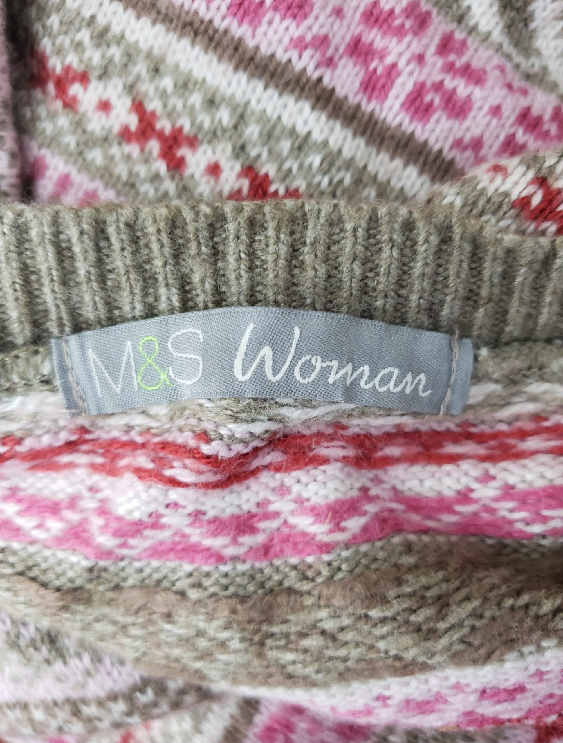 Жіночий светр M&S з етнічним принтом - в'язаний светр з ангорою та віскозою 9 Жіночий светр M&S з етнічним принтом - в'язаний светр з ангорою та віскозою - Зображення 9