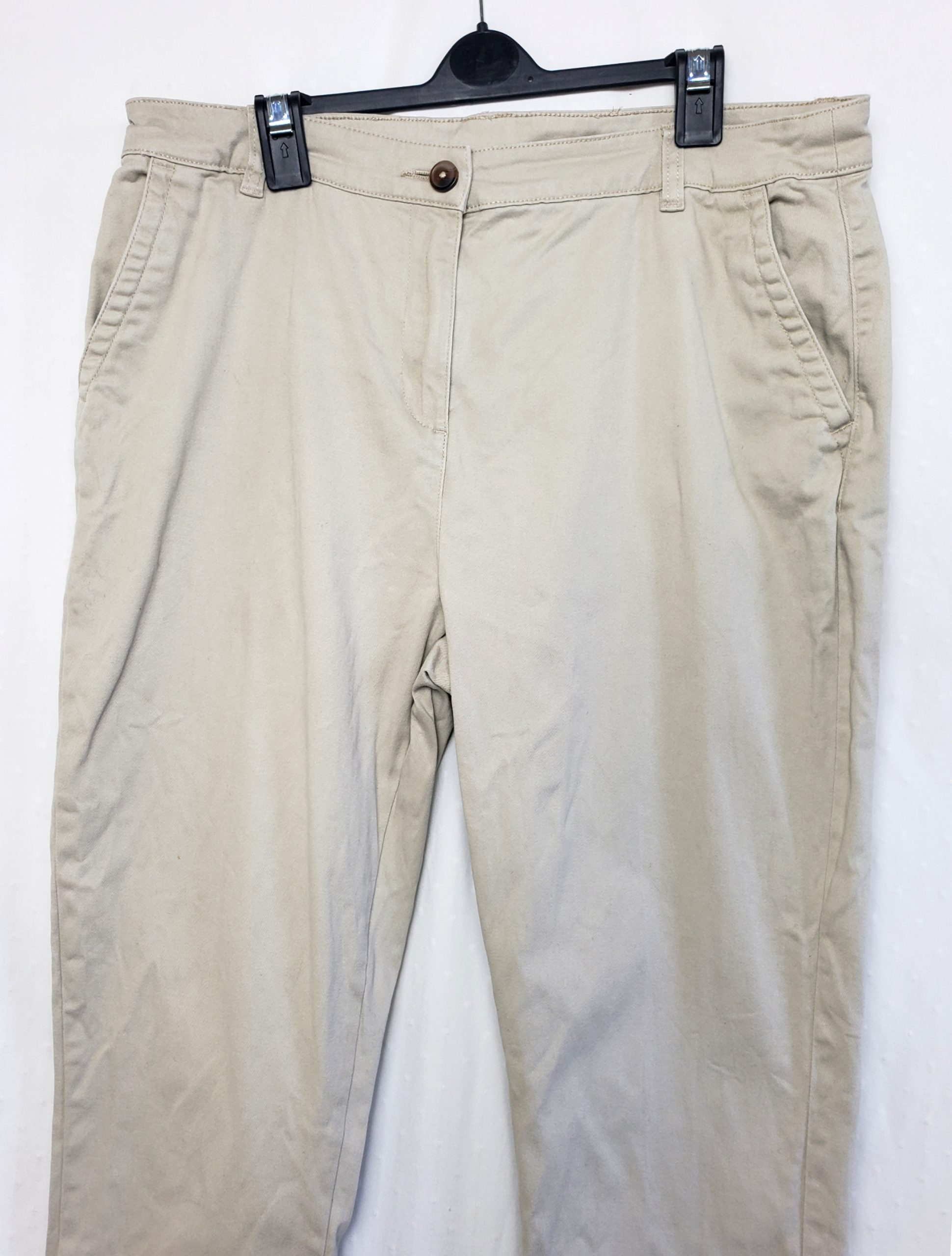 Бежеві чоловічі брюки Peacocks з бавовни - класичні штани casual стиль 3 Бежеві чоловічі брюки Peacocks з бавовни - класичні штани casual стиль - Зображення 3