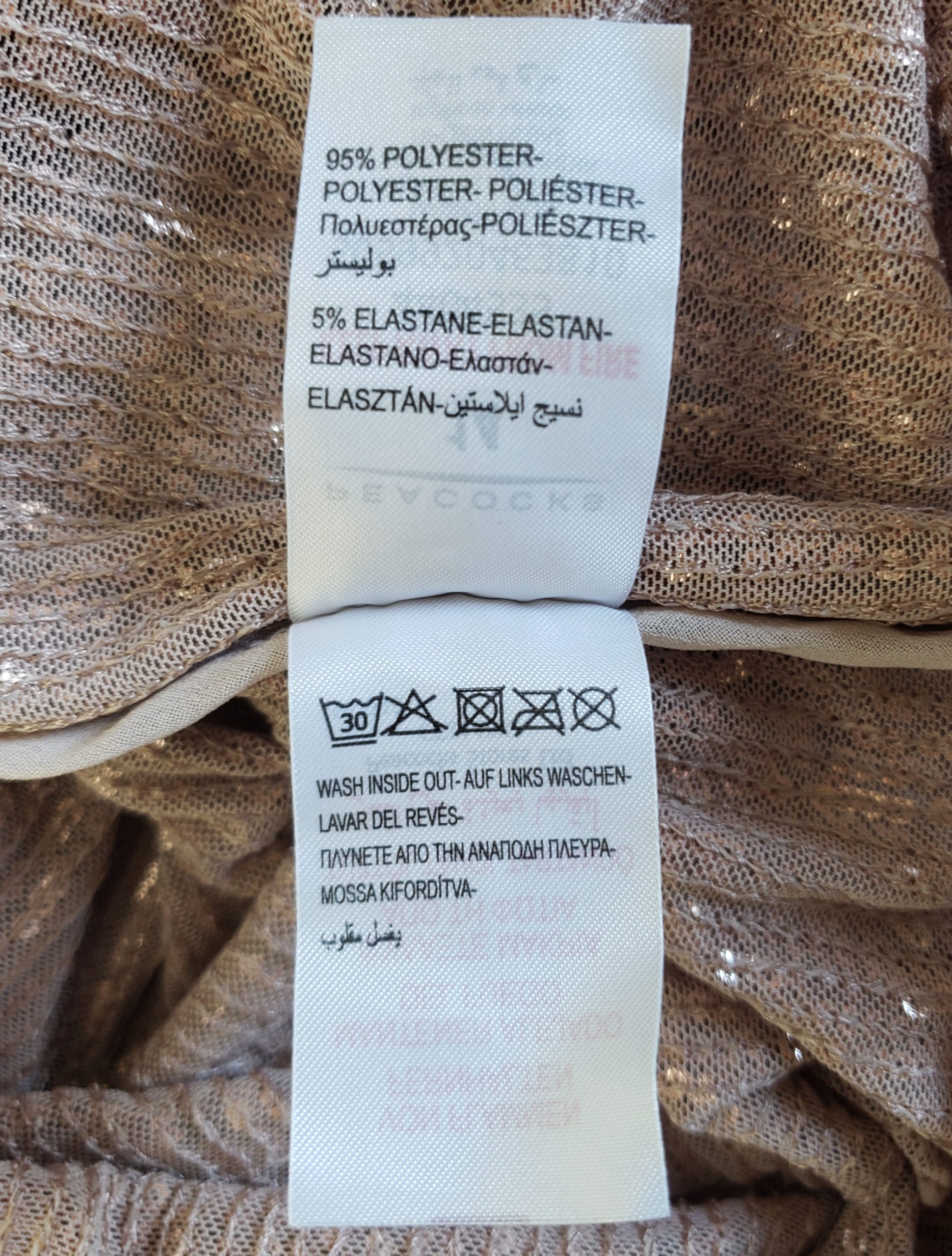 Блискуча топ-майка Peacocks рожеве золото з паєтками - святкова вечірня сукня для особливих моментів 8 Блискуча топ-майка Peacocks рожеве золото з паєтками - святкова вечірня сукня для особливих моментів - Зображення 8