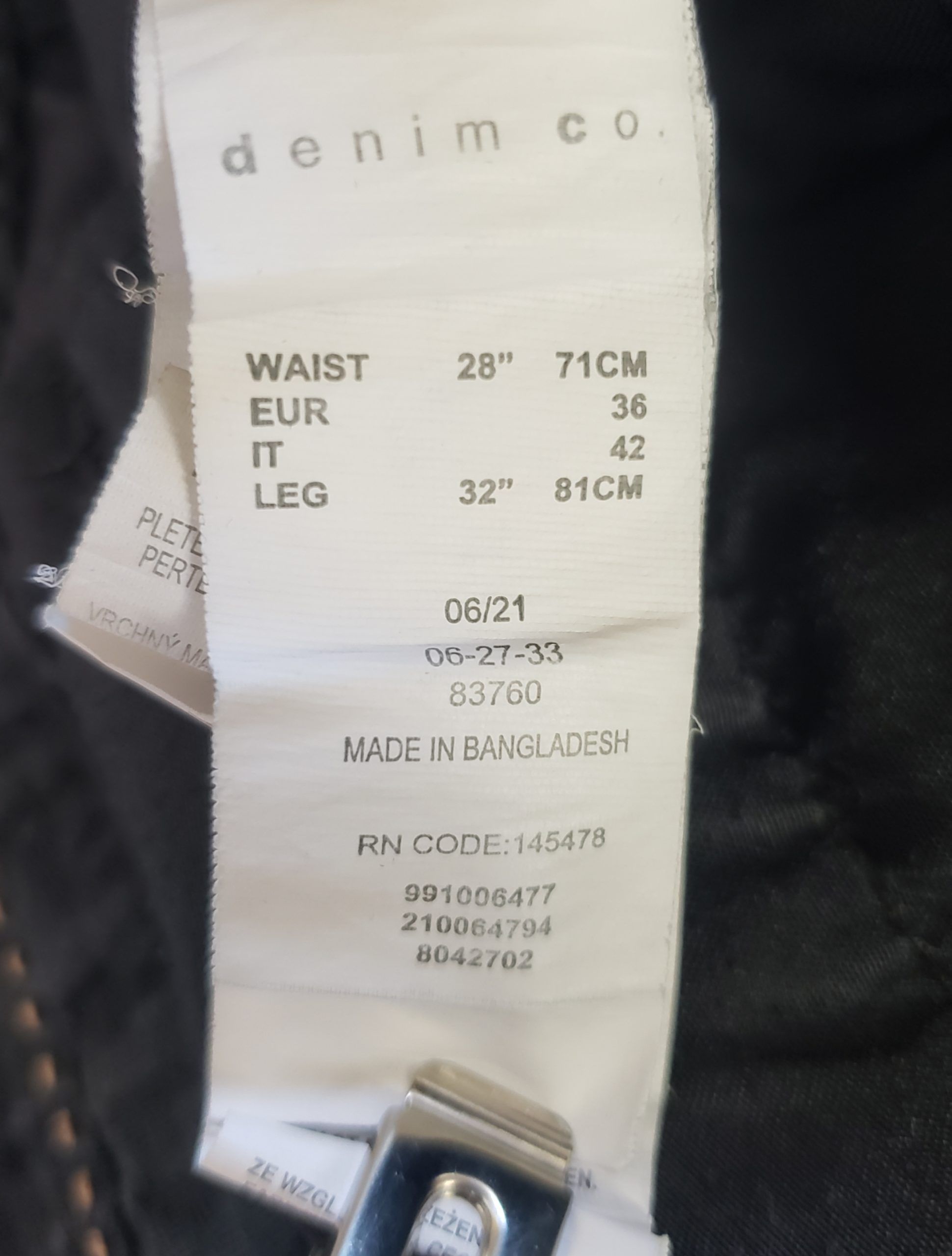 Чорні чоловічі штани Denim Co в ідеальному стані - класичні брюки 8 Чорні чоловічі штани Denim Co в ідеальному стані - класичні брюки - Зображення 8