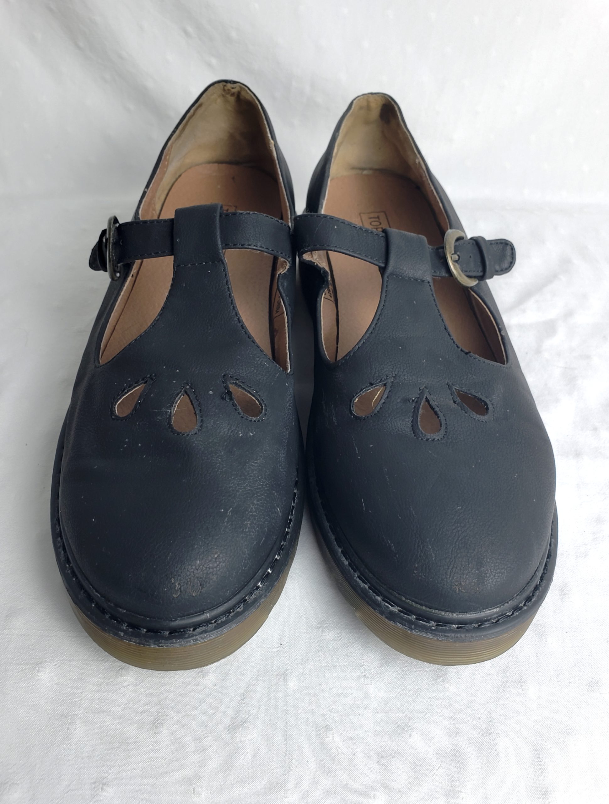 Чорні туфлі Mary Jane 41 розмір - стильне взуття для весни літа осені без каблука 5 Чорні туфлі Mary Jane 41 розмір - стильне взуття для весни літа осені без каблука - Зображення 5