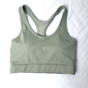 Спортивний топ зелений Workout жіночий розмір XS - функціональний бюстгальтер для тренувань