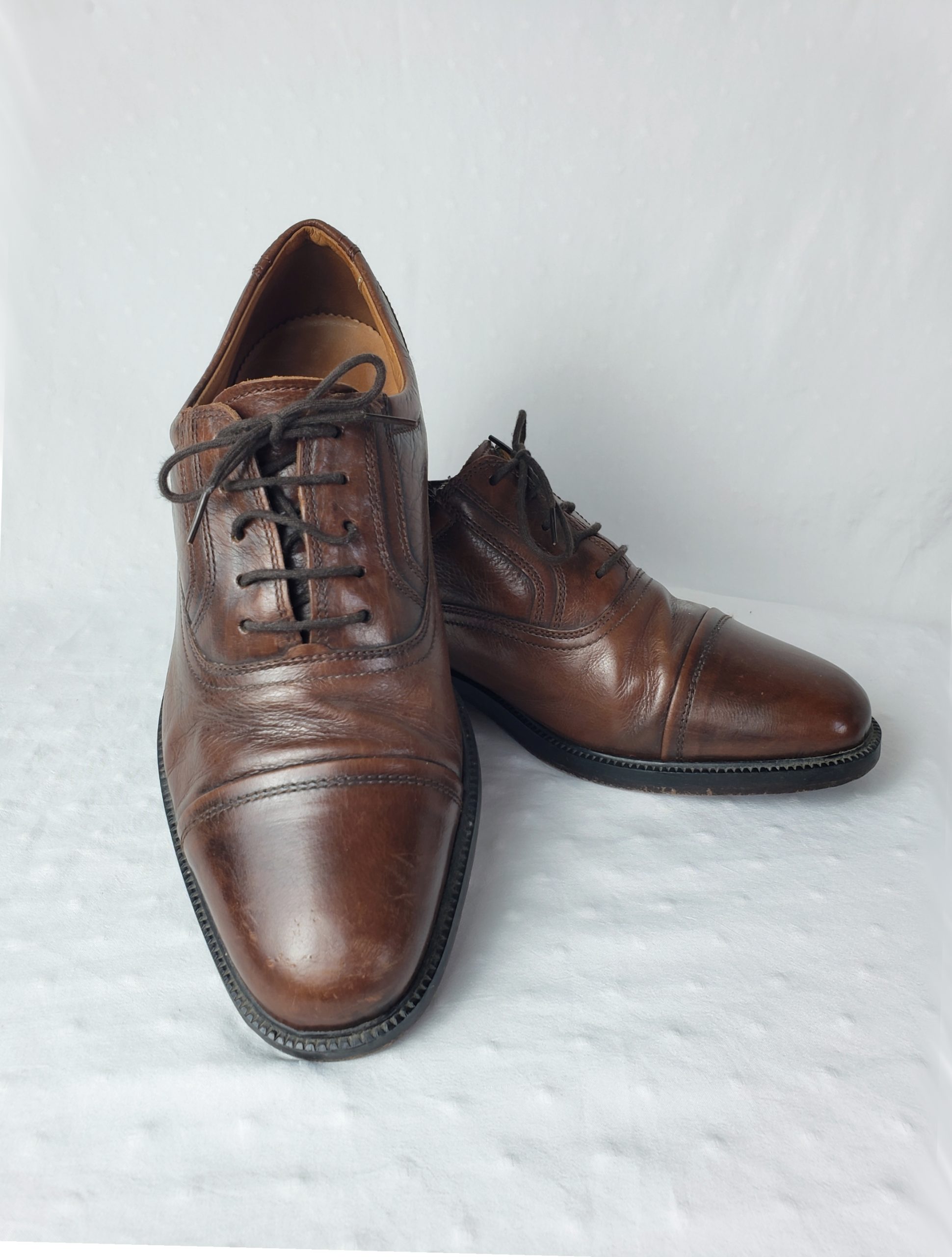 Стильні чоловічі туфлі з натуральної шкіри - елегантний коричневий vintage стиль розмір 44 1 Стильні чоловічі туфлі з натуральної шкіри - елегантний коричневий vintage стиль розмір 44