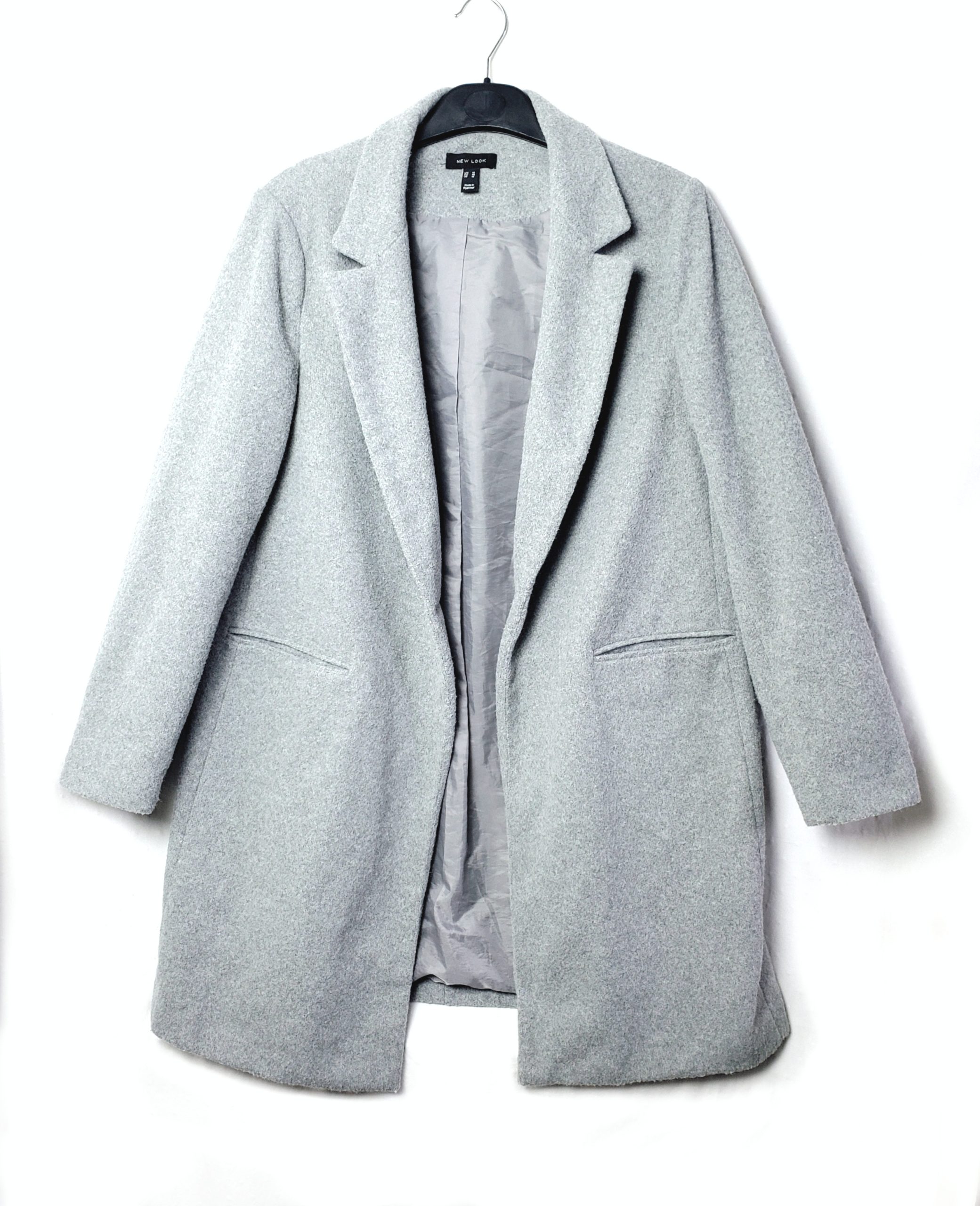 Сіре жіноче пальто New Look - класичне пальто в ідеальному стані 2 Сіре жіноче пальто New Look - класичне пальто в ідеальному стані - Зображення 2