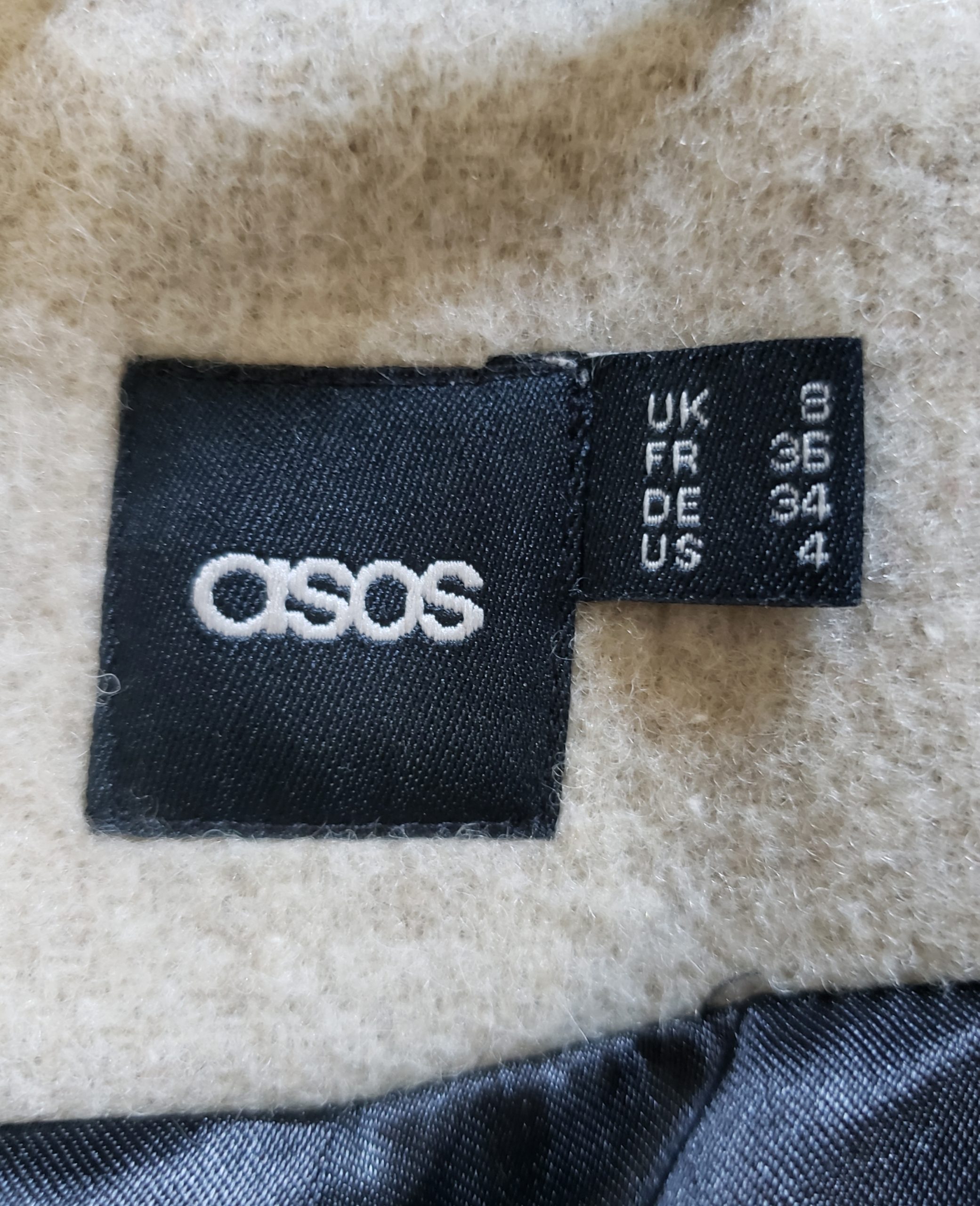 Стильне двобортне пальто ASOS - елегантний тренч бежево-синій колір, модний винтажний стиль 9 Стильне двобортне пальто ASOS - елегантний тренч бежево-синій колір, модний винтажний стиль - Зображення 9