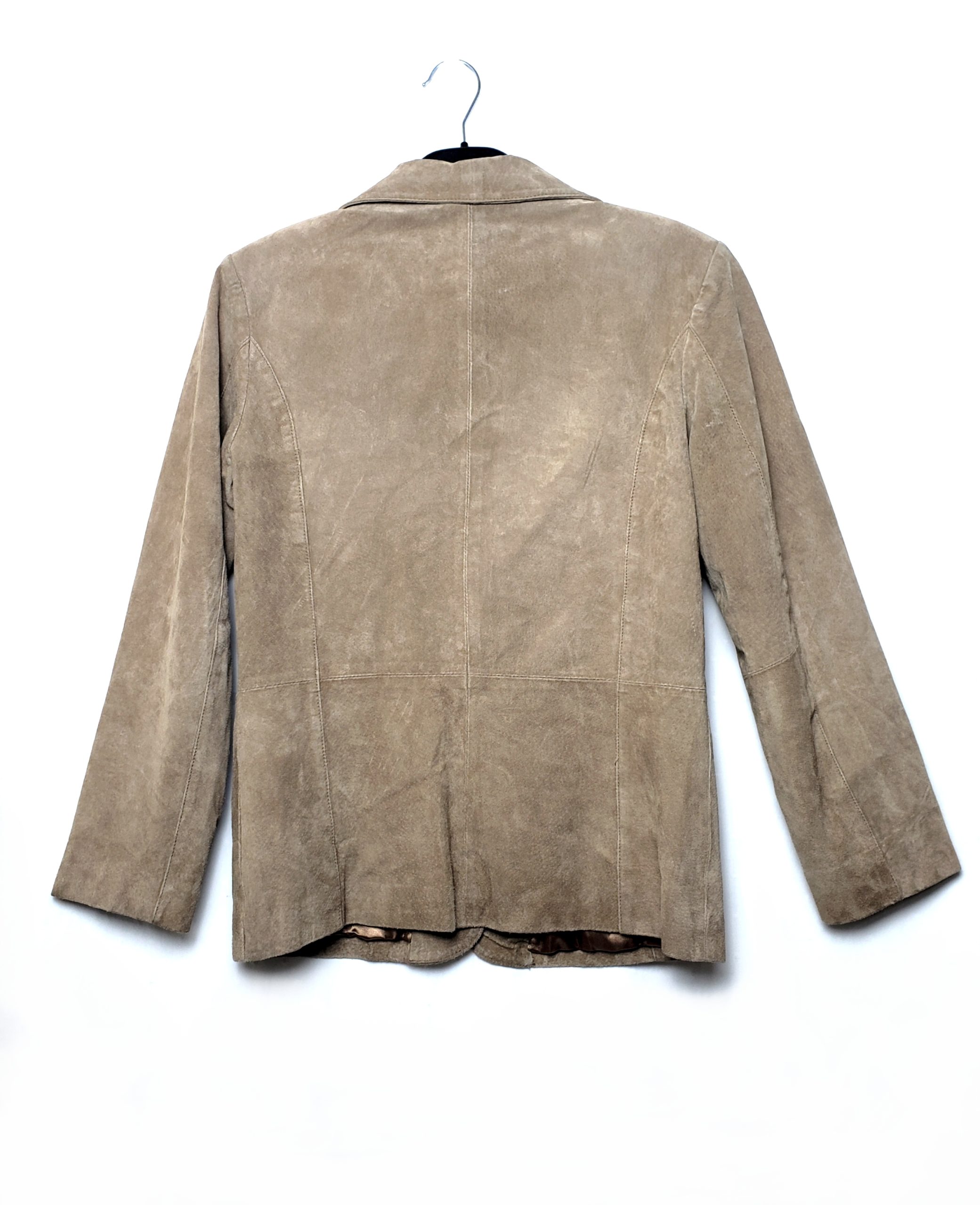 Коричневий шкіряний піджак TU - класичний жіночий блейзер з натуральної шкіри 3 Коричневий шкіряний піджак TU - класичний жіночий блейзер з натуральної шкіри - Зображення 3