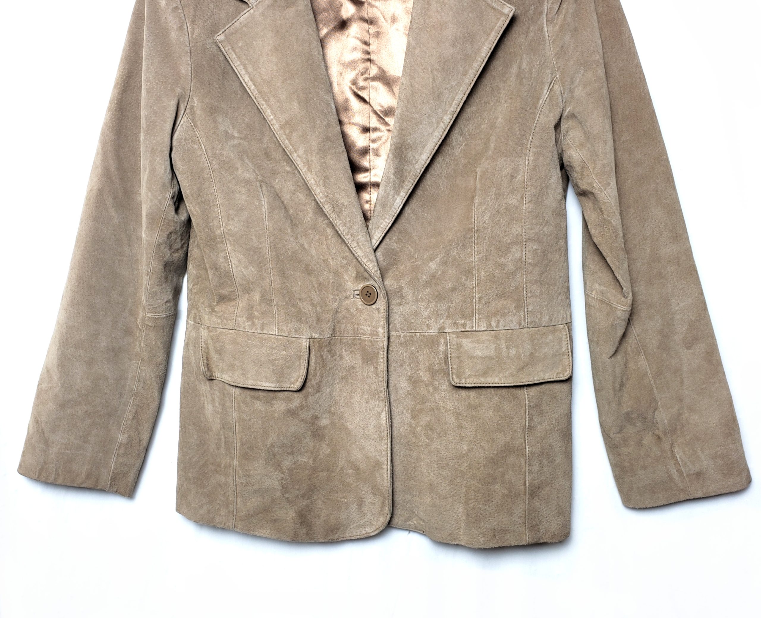 Коричневий шкіряний піджак TU - класичний жіночий блейзер з натуральної шкіри 6 Коричневий шкіряний піджак TU - класичний жіночий блейзер з натуральної шкіри - Зображення 6