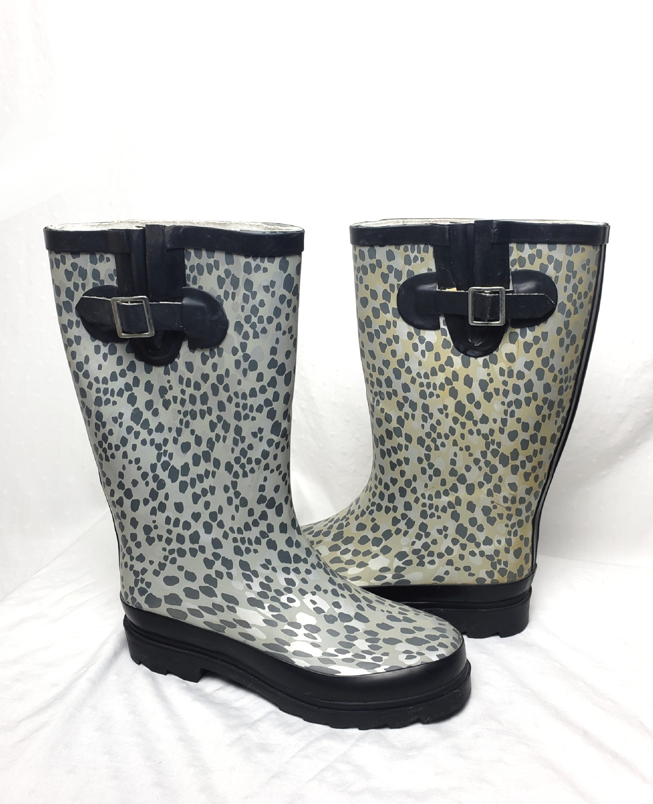 Гумові чоботи жіночі George розмір 37/38 - стильні гумаки з принтом для весни, літа, осені 5 Гумові чоботи жіночі George розмір 37/38 - стильні гумаки з принтом для весни, літа, осені - Зображення 5